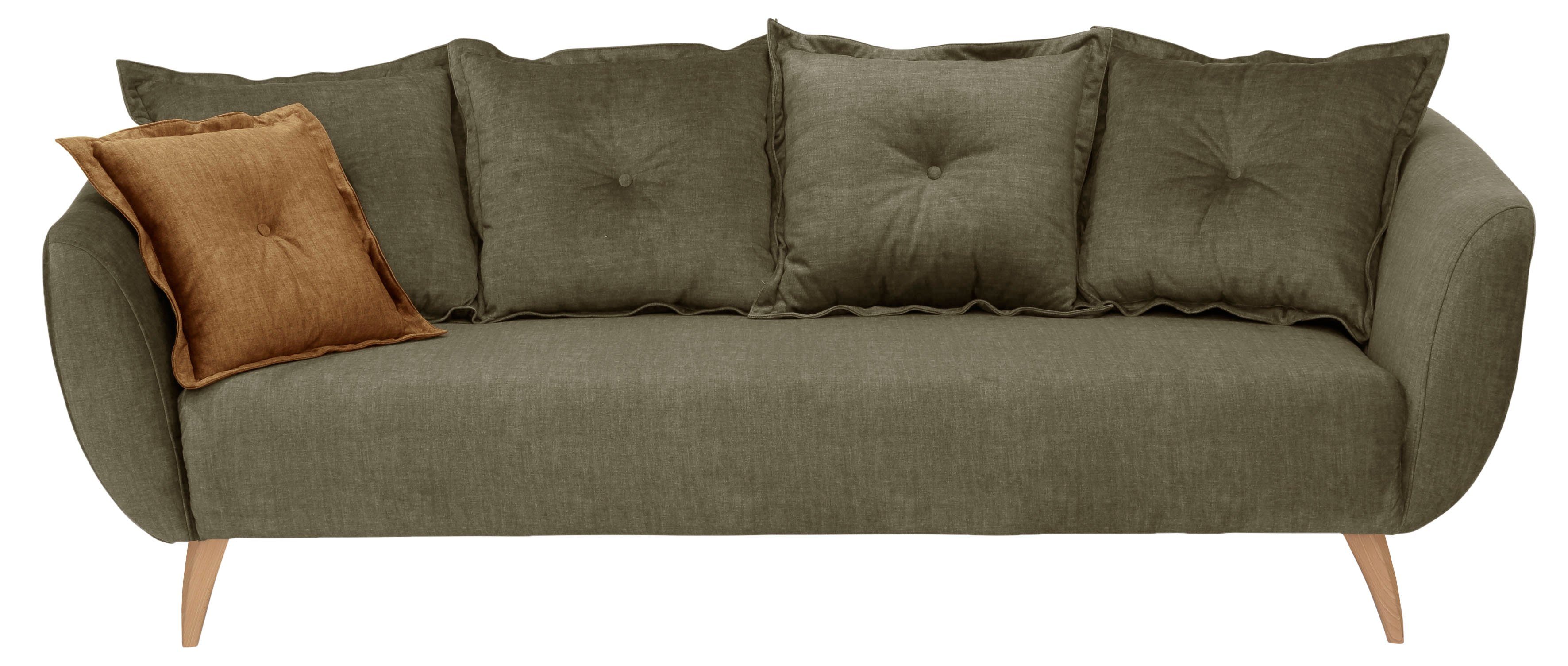 Home affaire 3-zitsbank Baggio modern en romantisch design, comfortabel