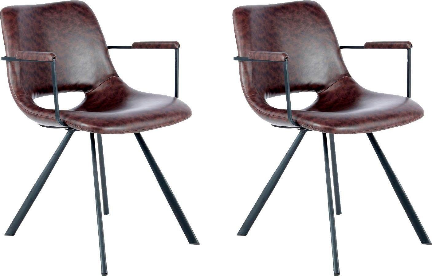 Kayoom Stoel Josephine 625 2-delige set, onderhoudsvriendelijk (set, 2 stuks)