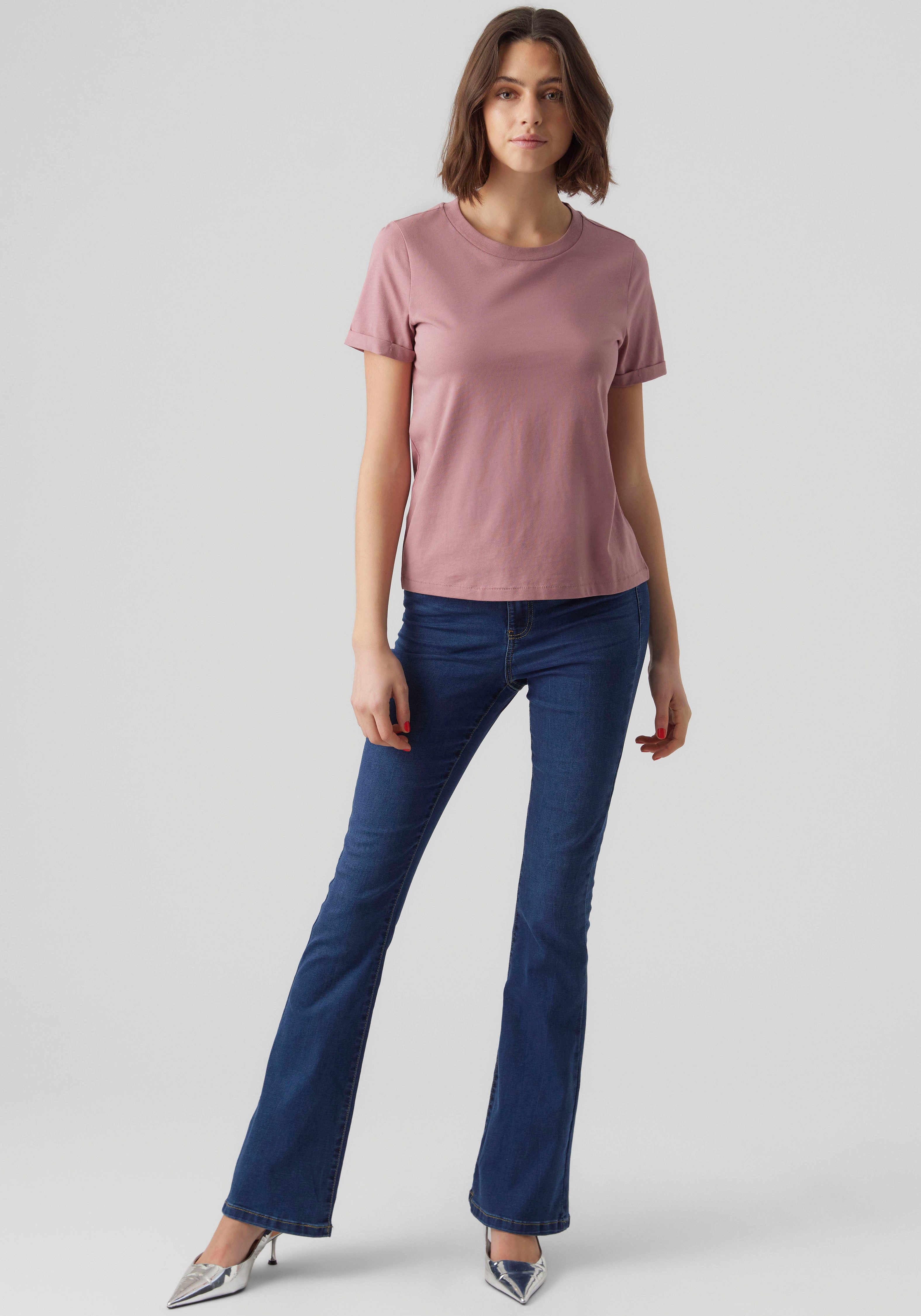 Vero Moda Shirt met korte mouwen VMPAULA S/S T-SHIRT NOOS