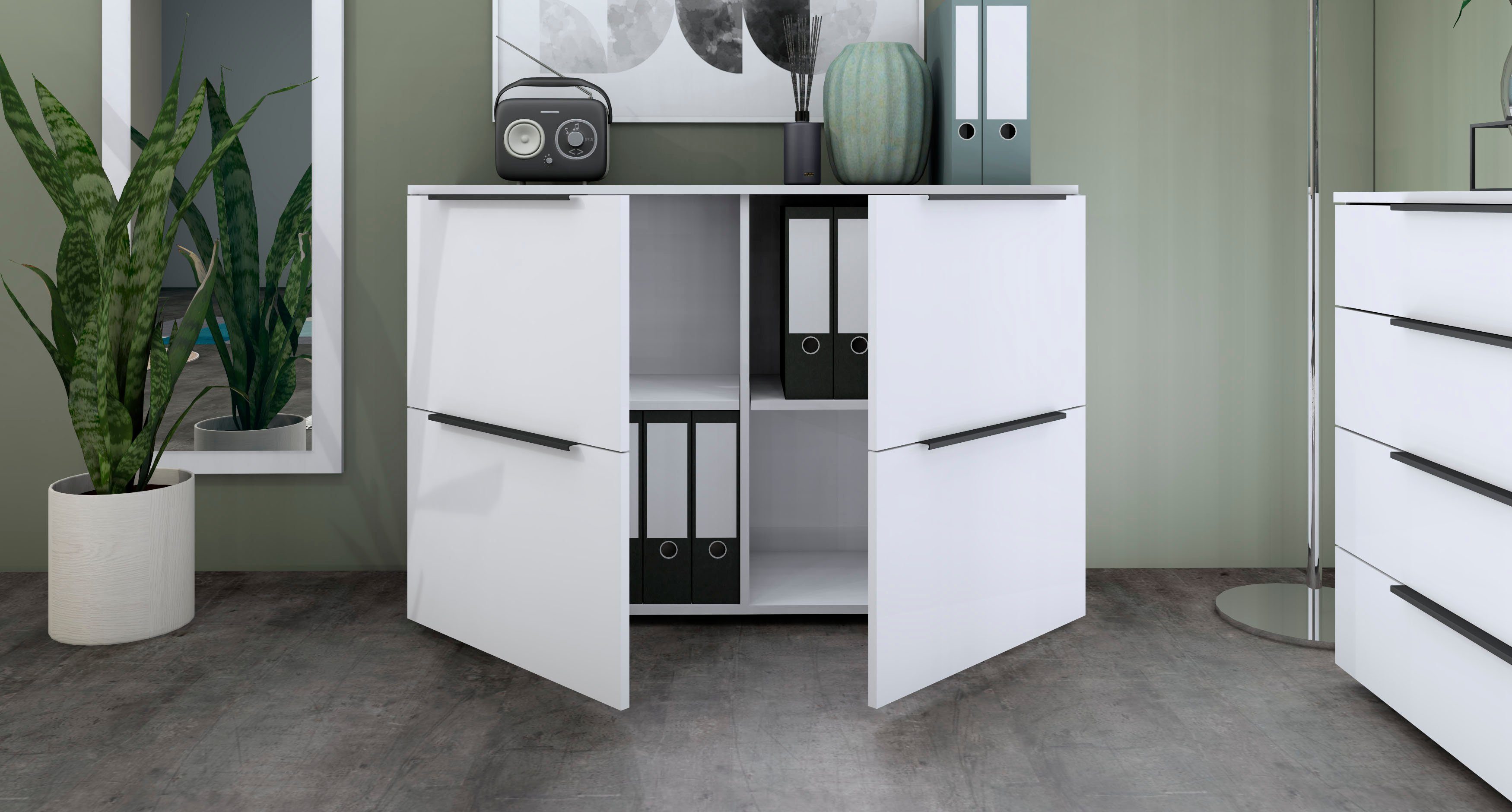 borchardt Möbel Archiefkast Tom Breedte 93 cm, multifunctionele kast