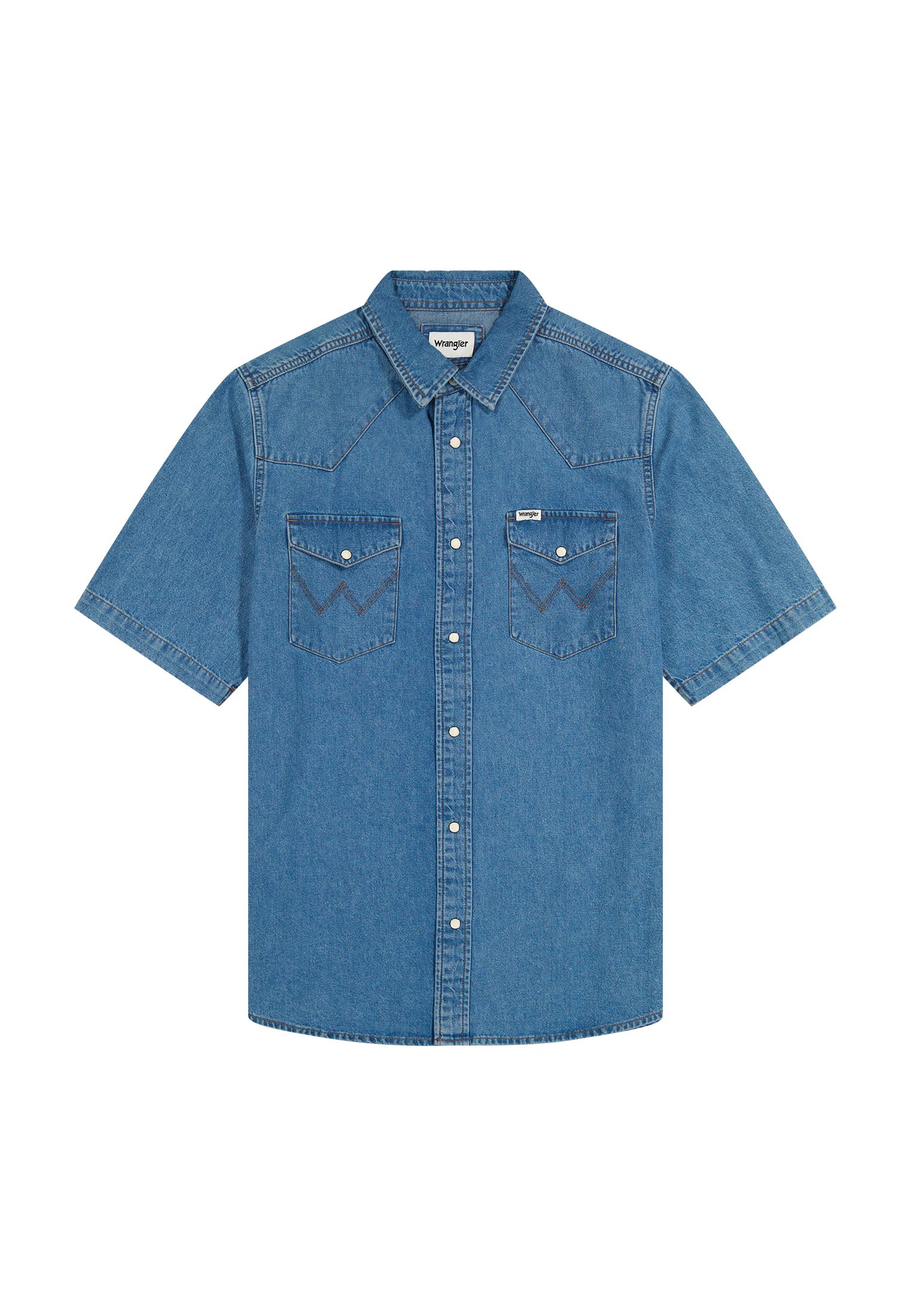 Wrangler Overhemd met korte mouwen Western