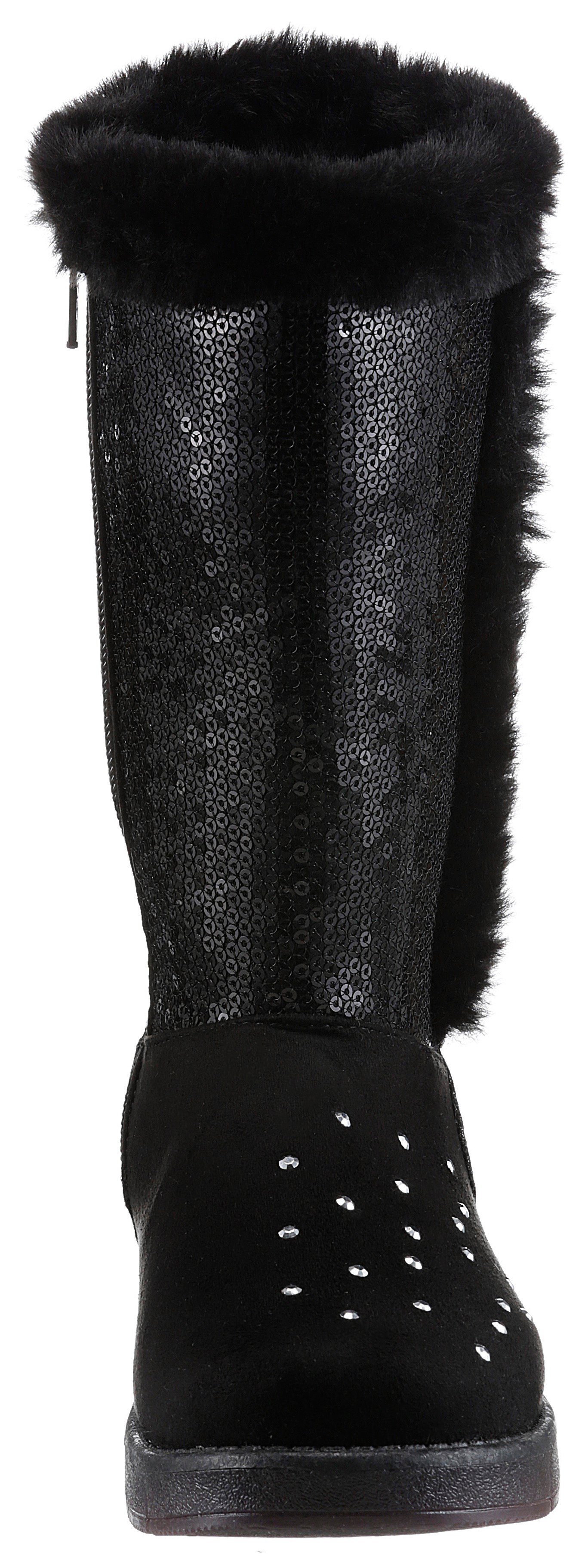 Skechers Winterlaarzen met mooie glitterdetails