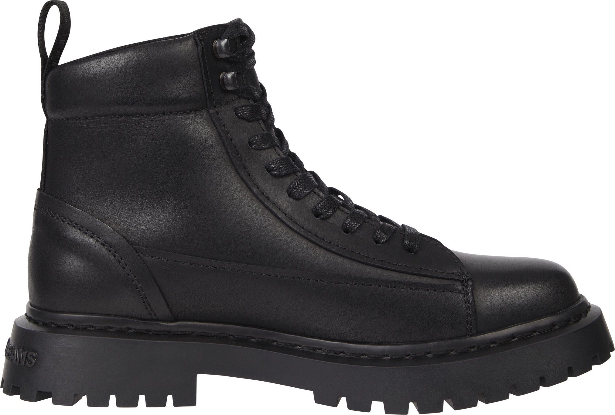TOMMY JEANS Veterlaarsjes TJM LACE UP BOOT , blokhak, veterschoenen in robuuste look