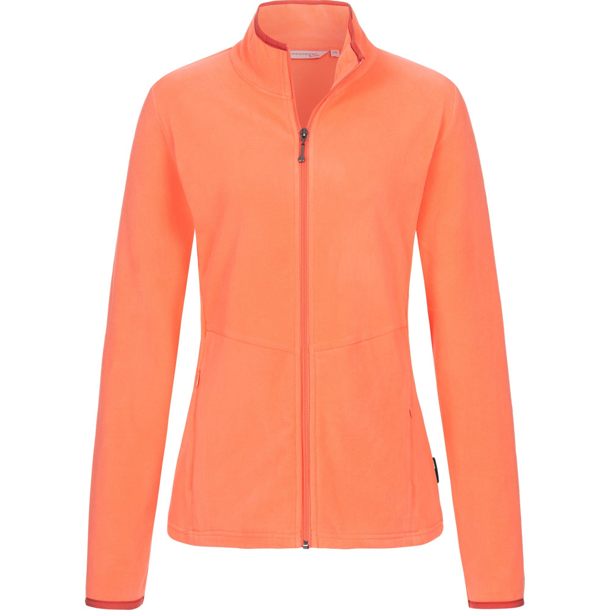 DEPROC Active Fleecejack DECORAH WOMEN zacht fleecejack in traditionele look dames fleece vesten maat 36 (S) oranje