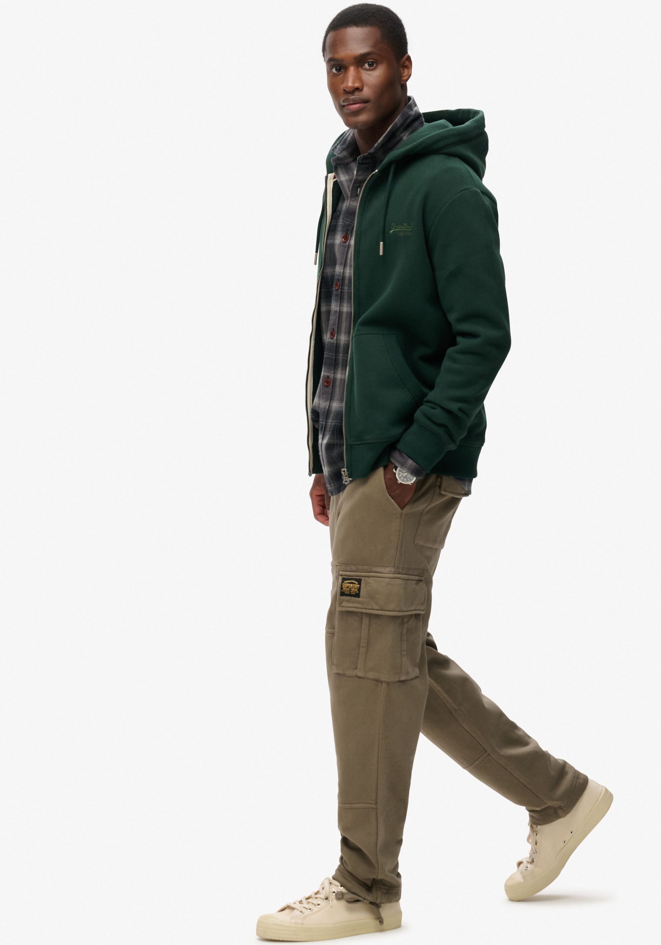 Superdry Sweatbroek CONTRAST STITCH CARGO JOGGER