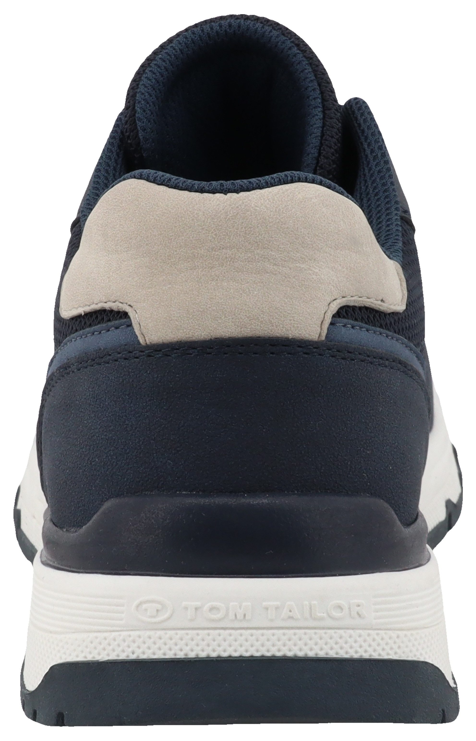 Tom Tailor Sneakers vrijetijdsschoen, lage schoen, veterschoen met contrast bies