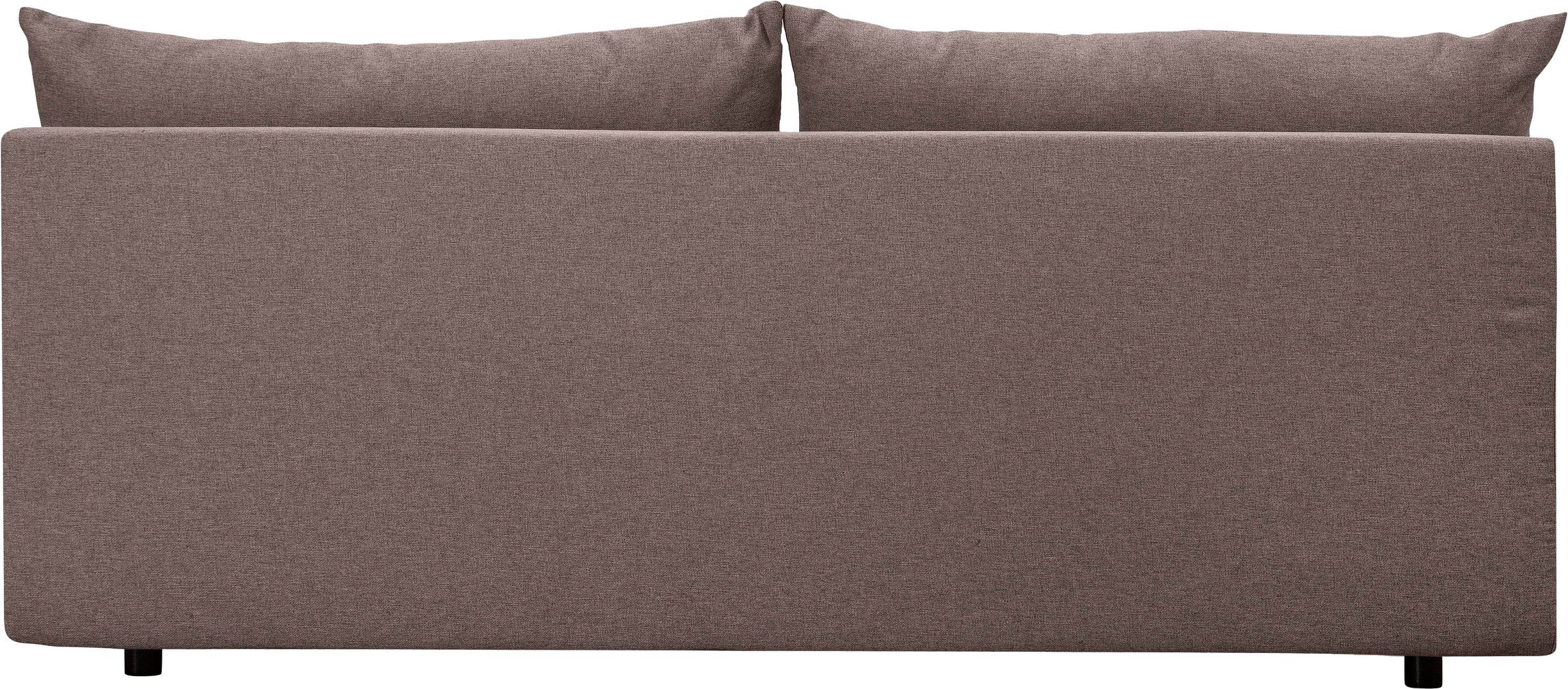 COLLECTION AB Slaapbank Bella Slaapbank, bedlade, bonellvering, rugkussen, armleuningkussen
