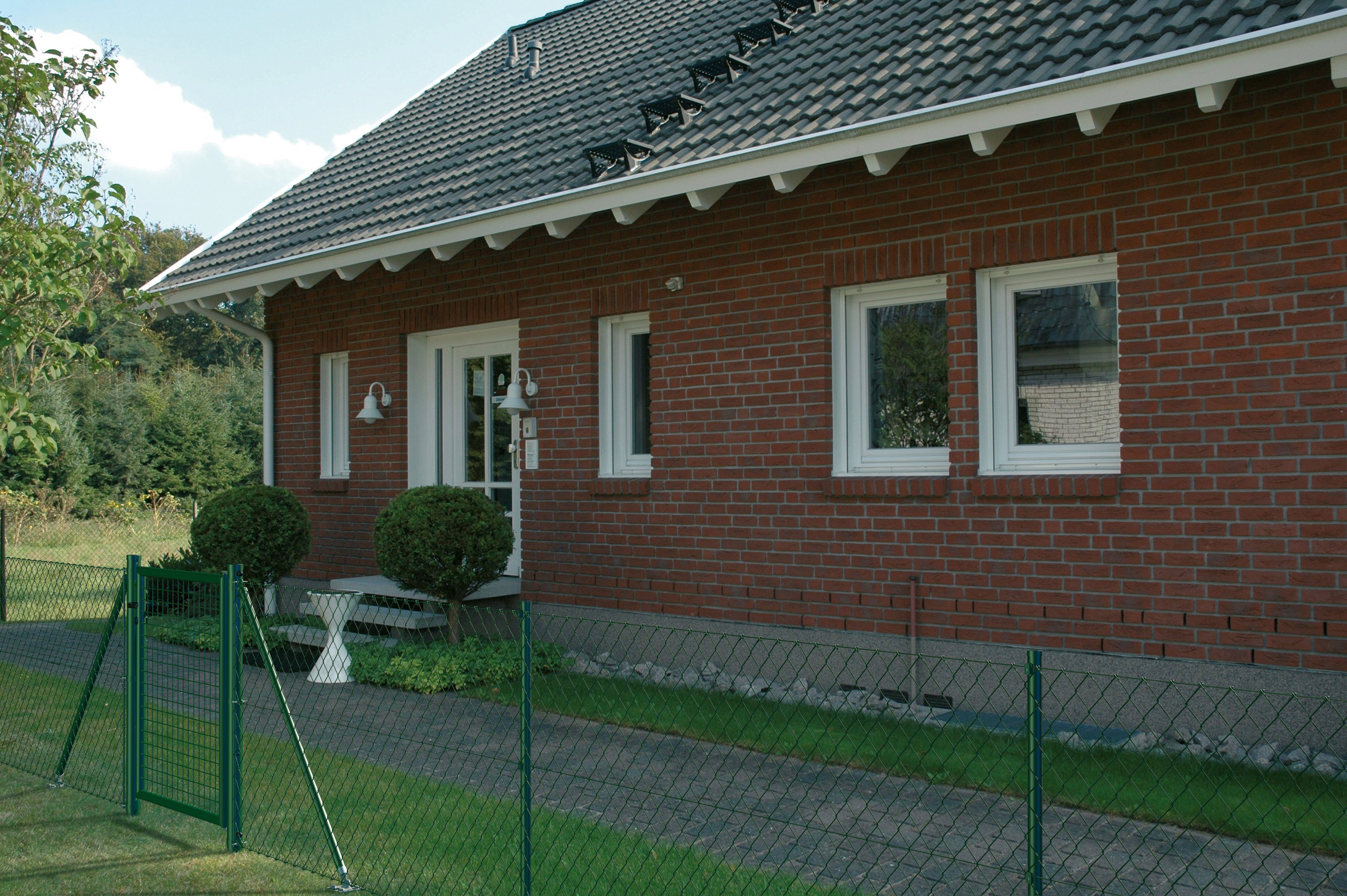 GAH Alberts Draadgaasafrastering Hoogte: 80 - 200 cm, totale lengte: 15 - 100 m, voor plaatsing in beton (set)
