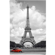 reinders! poster parijs rode auto (1 stuk) zwart