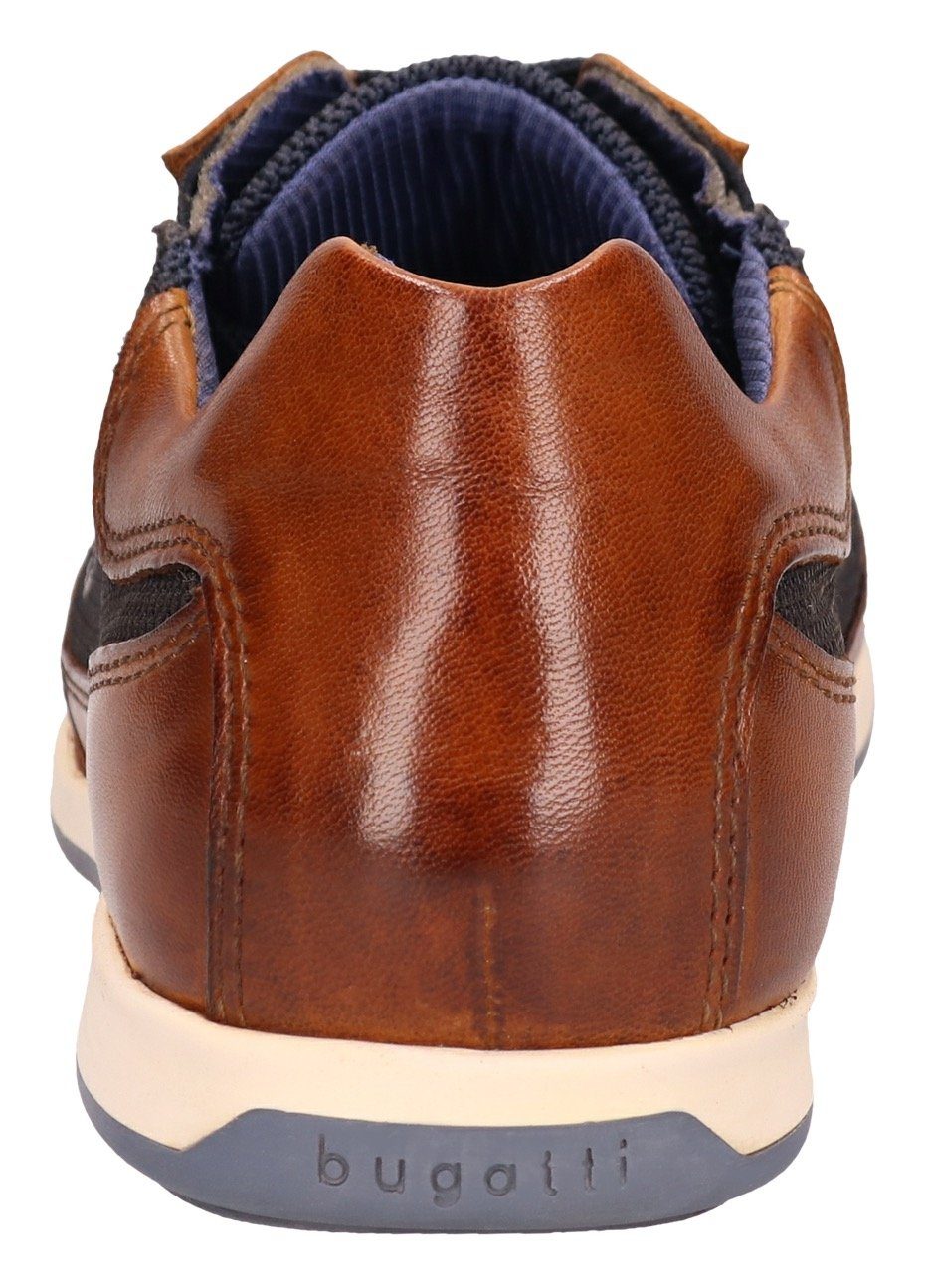 Bugatti Sneakers Veterschoen, vrijetijdsschoen in used-look in casual-chic ontwerp