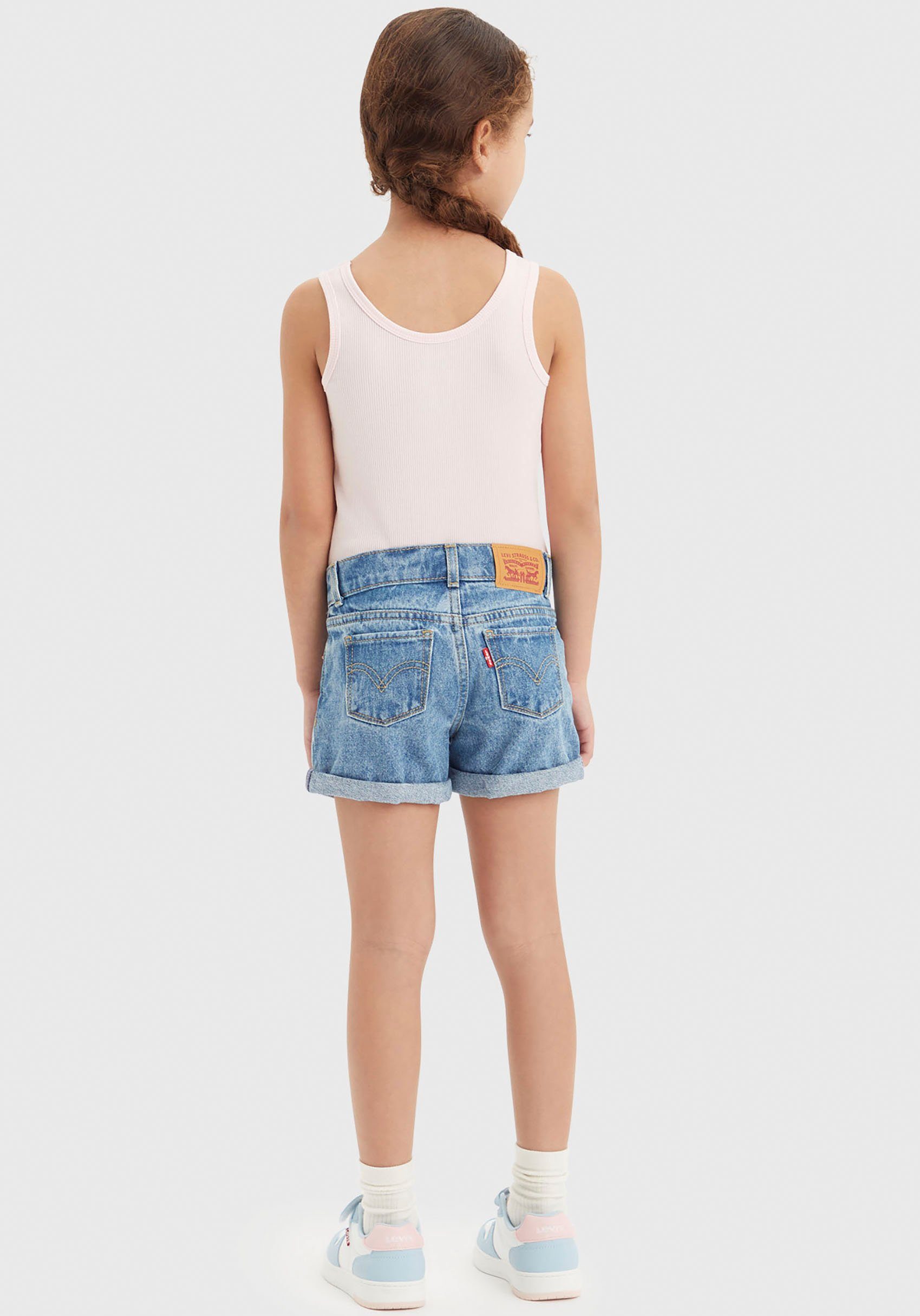 Levi's Kidswear Jeansshort LVG MINI MOM SHORT W/ ROLL CUF