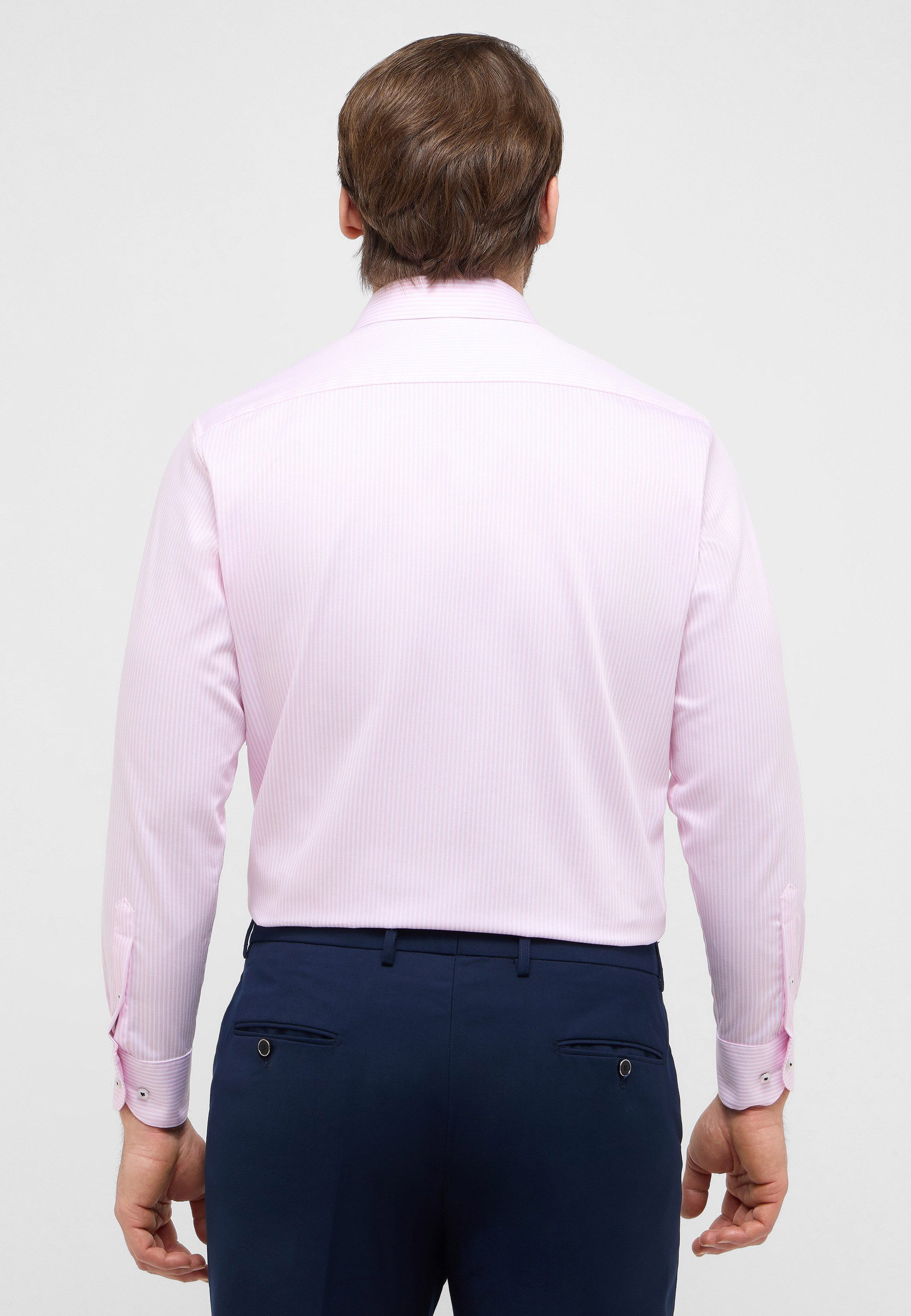 Eterna Overhemd met lange mouwen Comfort fit NON IRON (strijkvrij)