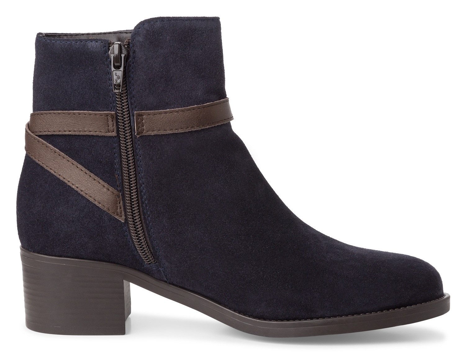 Tamaris Laarsjes blokhak, business schoen, ankleboots met t-sieraad