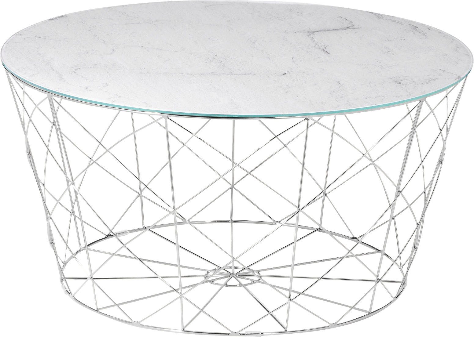 SalesFever Salontafel Mandframe salontafels wit