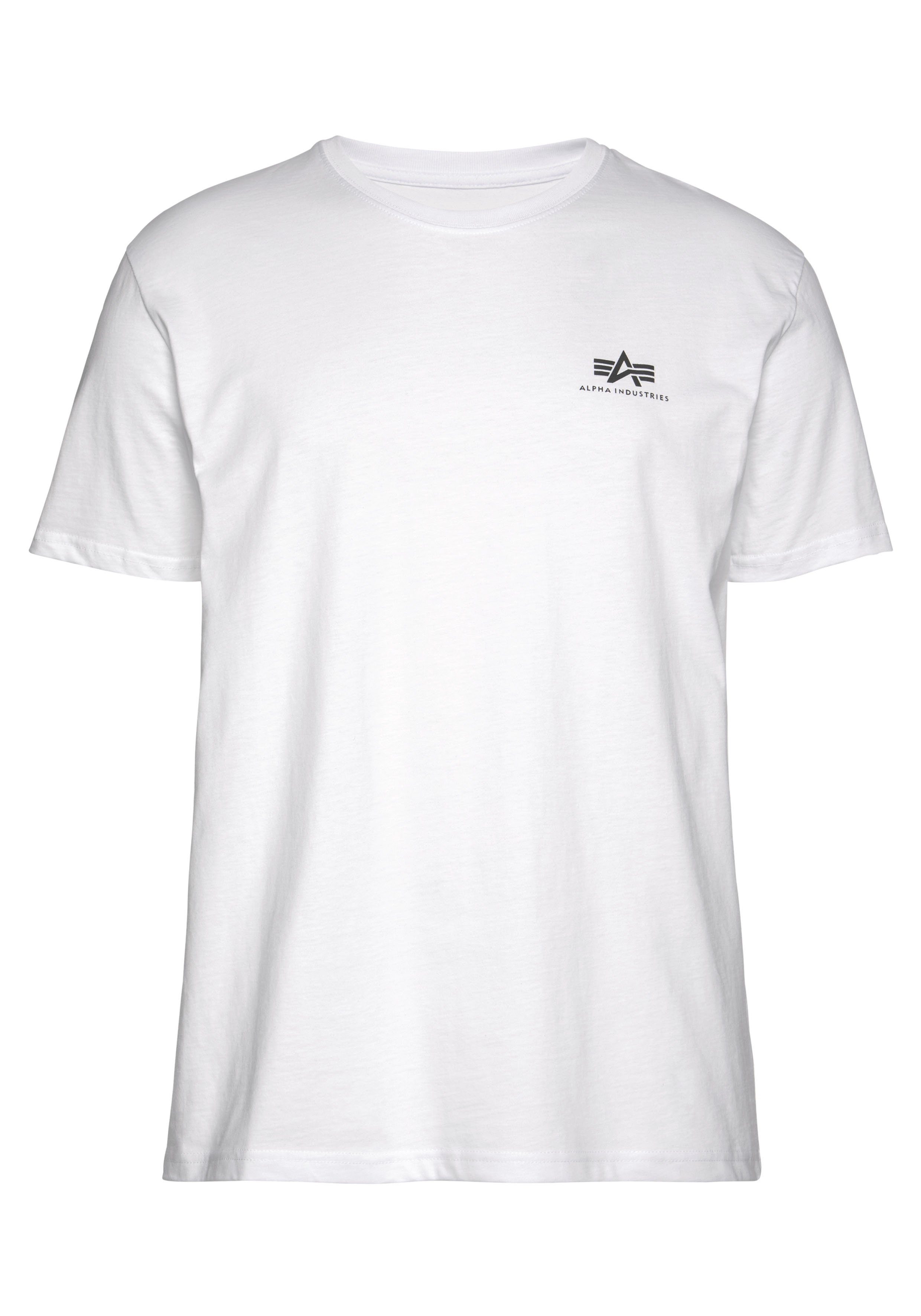 Alpha Industries Shirt met ronde hals Backprint T