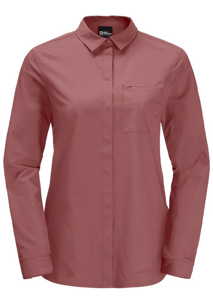 Jack Wolfskin Outdoorblouse LIGHT WANDER LS SHIRT W