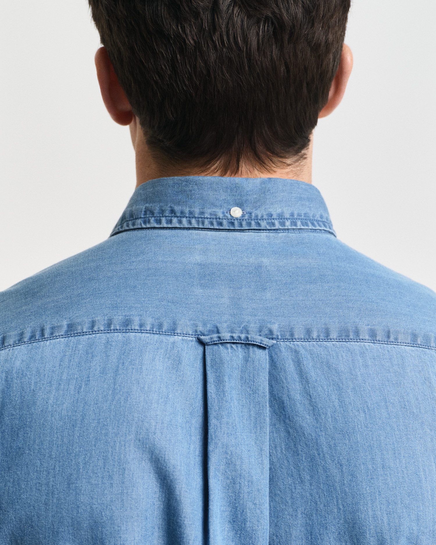 Gant Overhemd met lange mouwen Regular Fit Denim Overhemd Jeanshemd onderhoudsvriendelijk