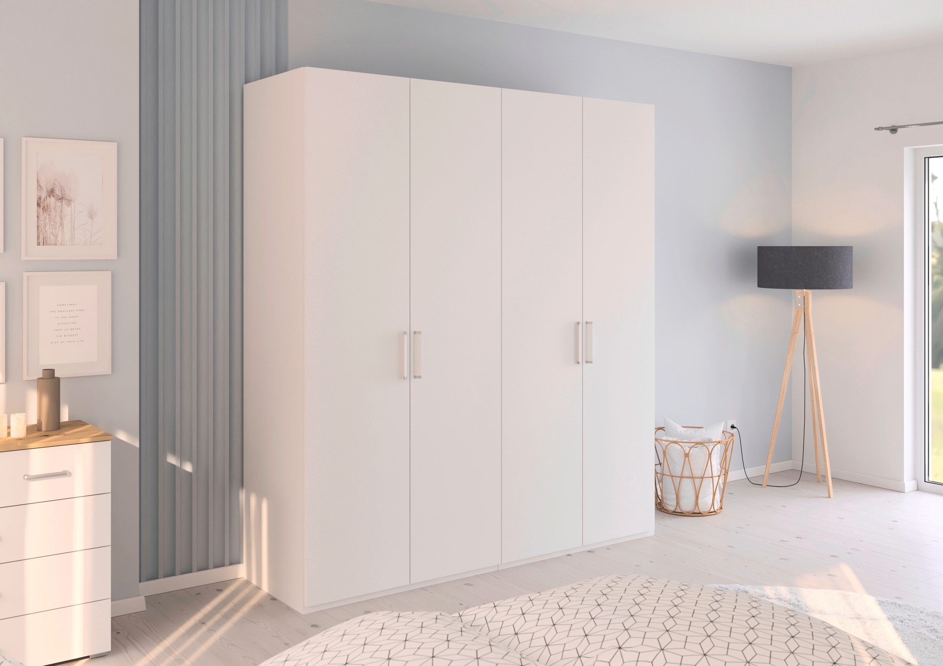rauch Draaideurkast Kledingkast Kast Garderobe Slaapkamerkast EVELYN in elegante stijl, veel opbergruimte 4 breedtes en 2 hoogtes made in germany