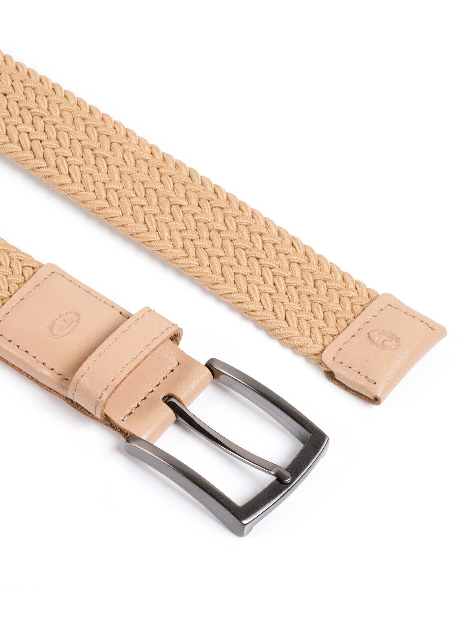Tom Tailor Gevlochten riem TTJamie 3,5 cm brede vlechtgürtel, casual look, tot maat 120