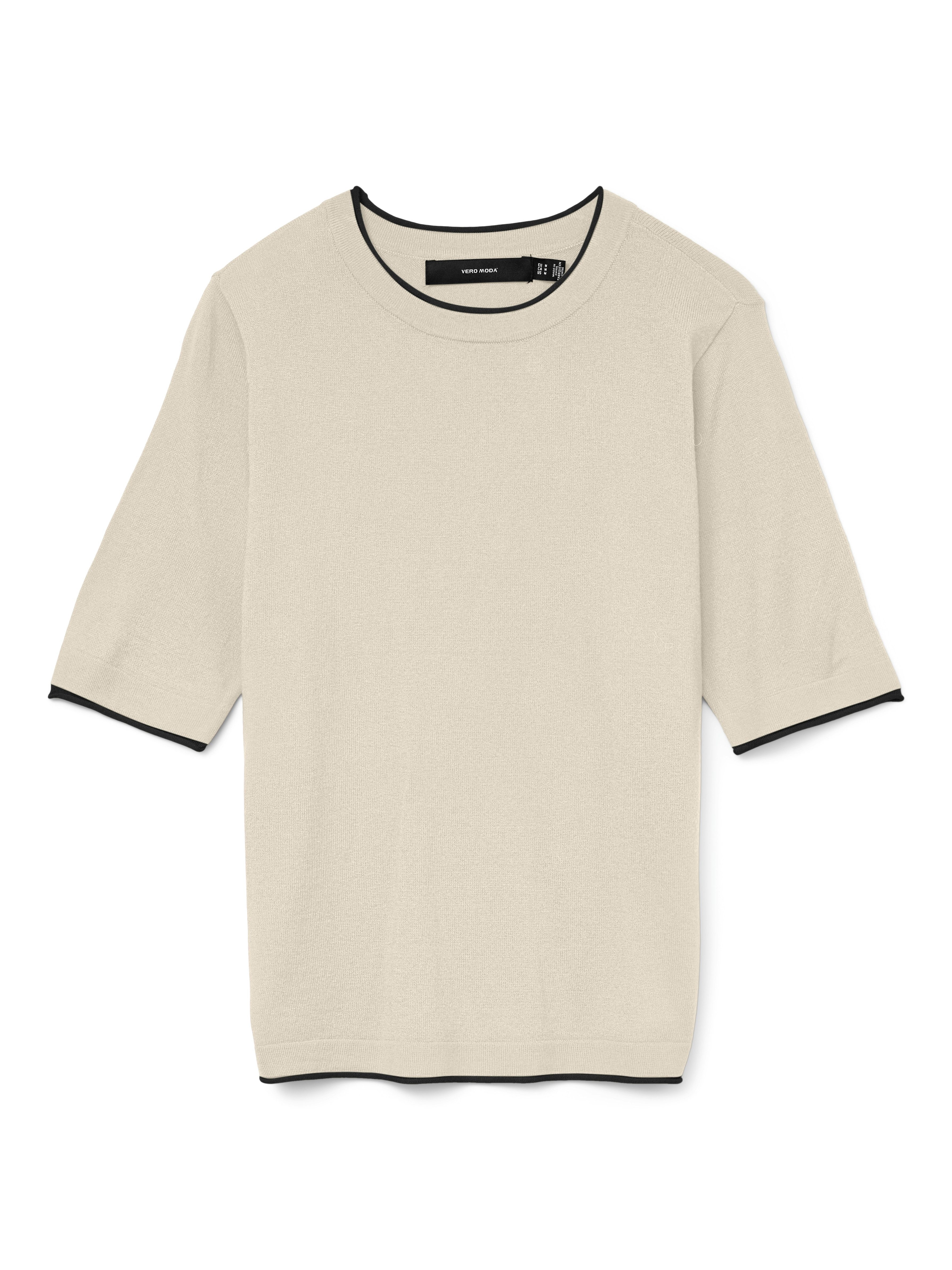 Vero Moda Trui met korte mouwen VMBREEZE SS O-NECK PULLOVER BOO