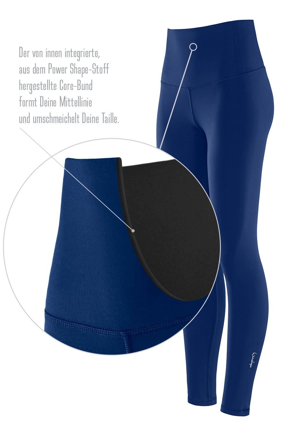 Winshape Legging Functional Comfort HWL117C met v-vorm applicatie en core-band