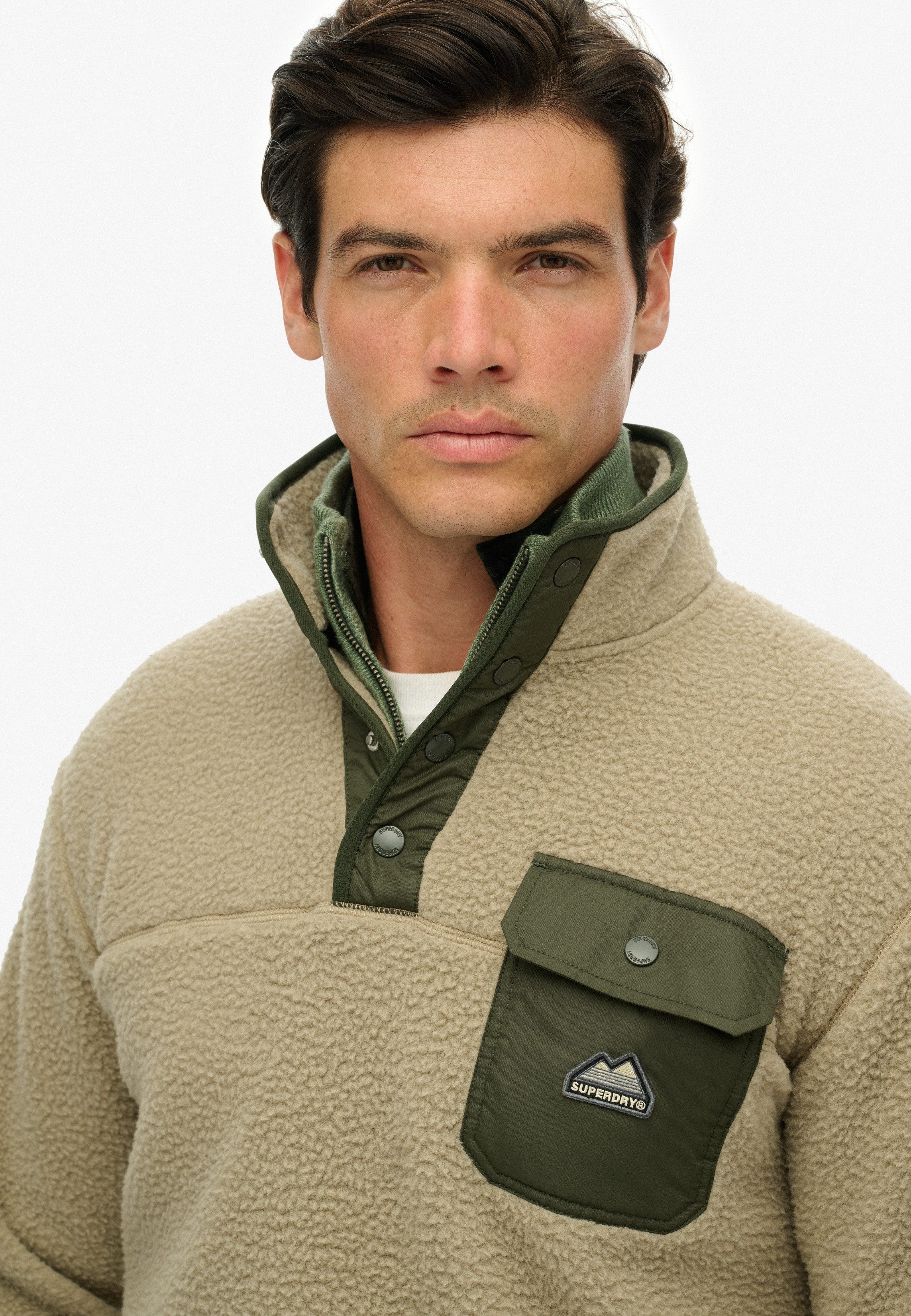 Superdry Sweatshirt FUJI FLEECE HENLEY