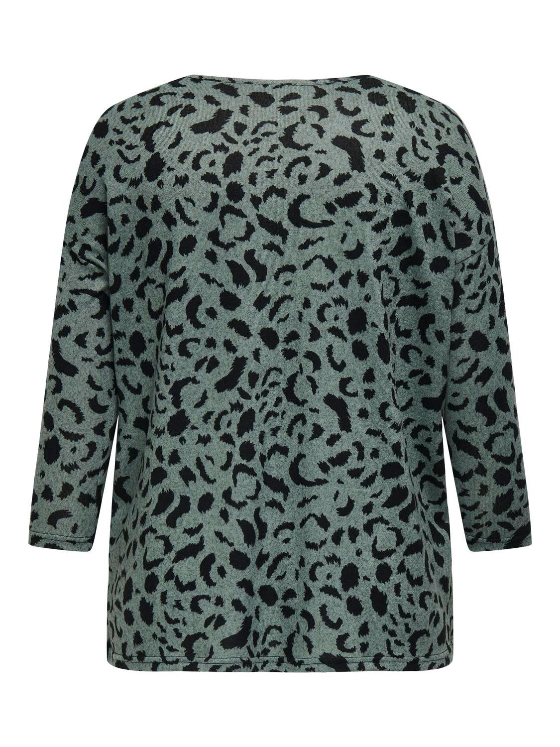 ONLY CARMAKOMA Shirt met 3/4-mouwen CARALBA 3/4 TOP NOOS