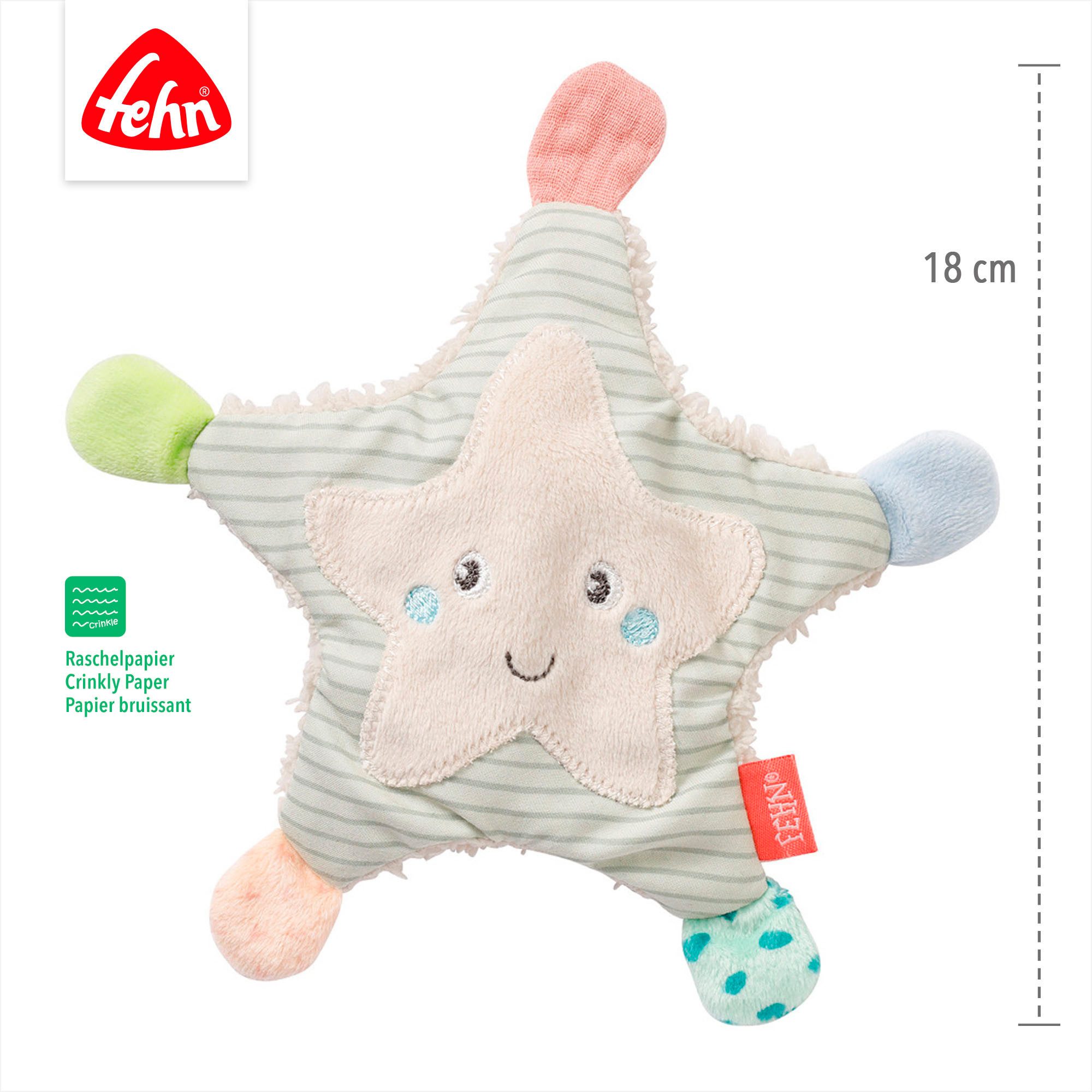 Fehn Knuffeldoek Zeekinderen, Geboorte-set klein (set, 2-delig)