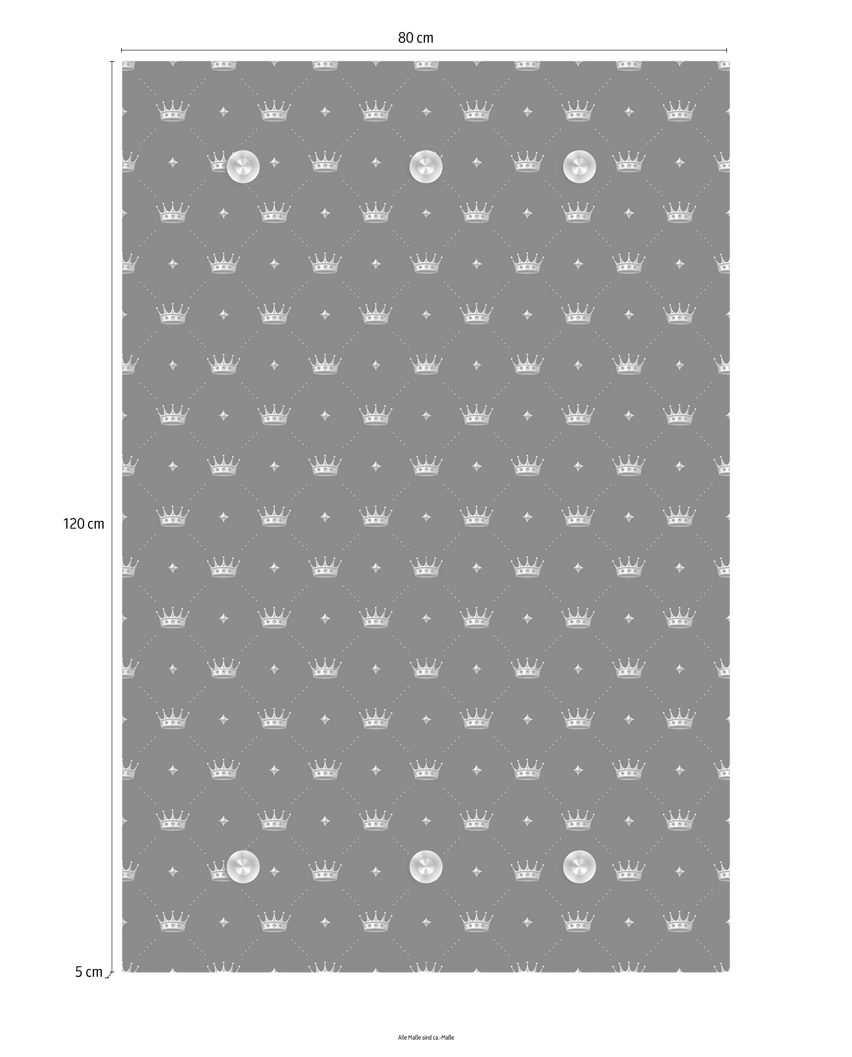 queence Kapstok Kronen met 6 haken, 80 x 120 cm