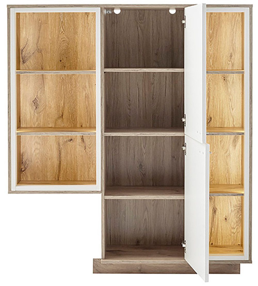 MCA furniture Highboard SANTERNO alleen in combinatie met type 46310960! breedte 124 cm