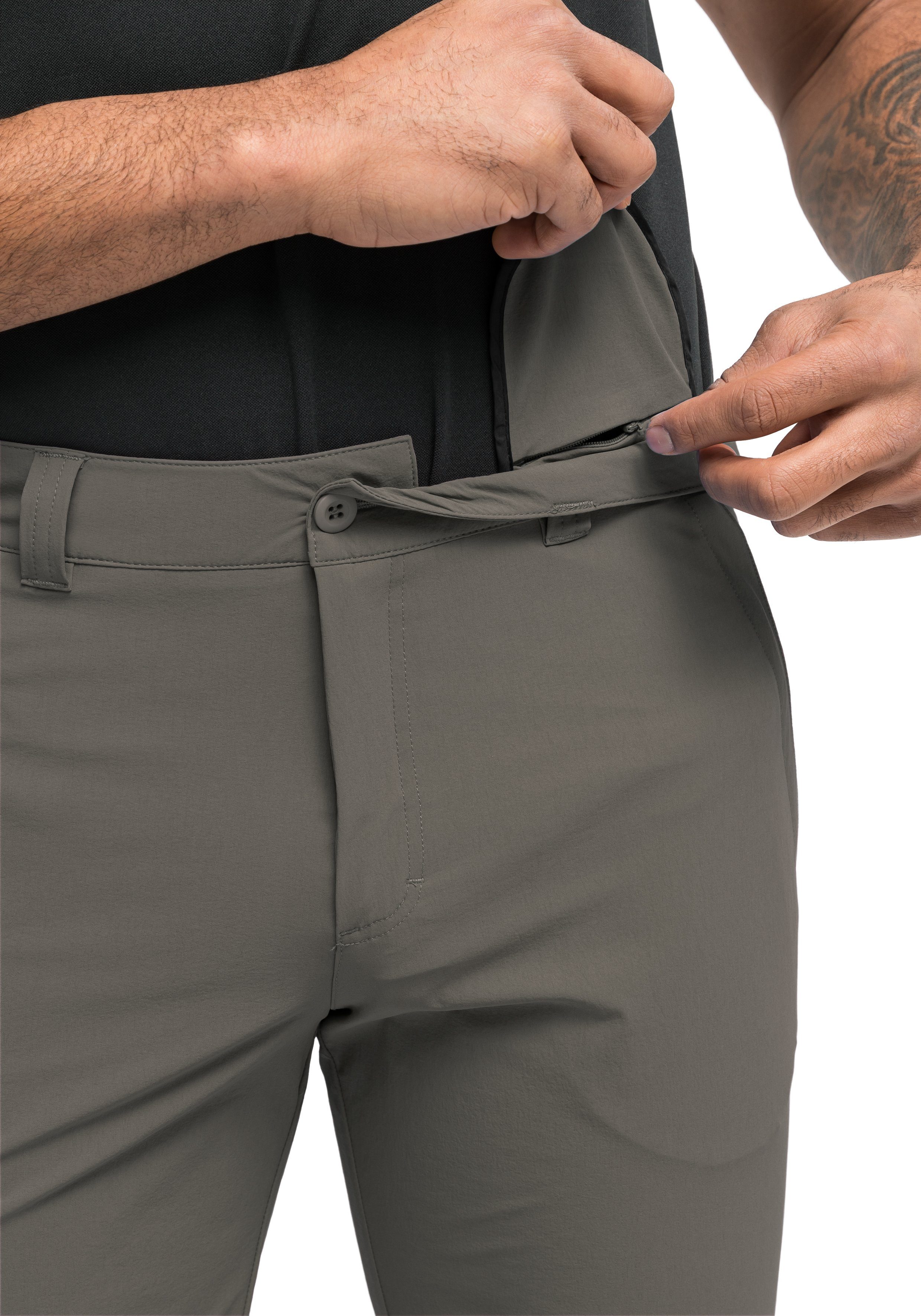 Maier Sports Functionele short Huang Heren shorts, korte outdoor-broek, bermuda met 4 zakken, regular fit