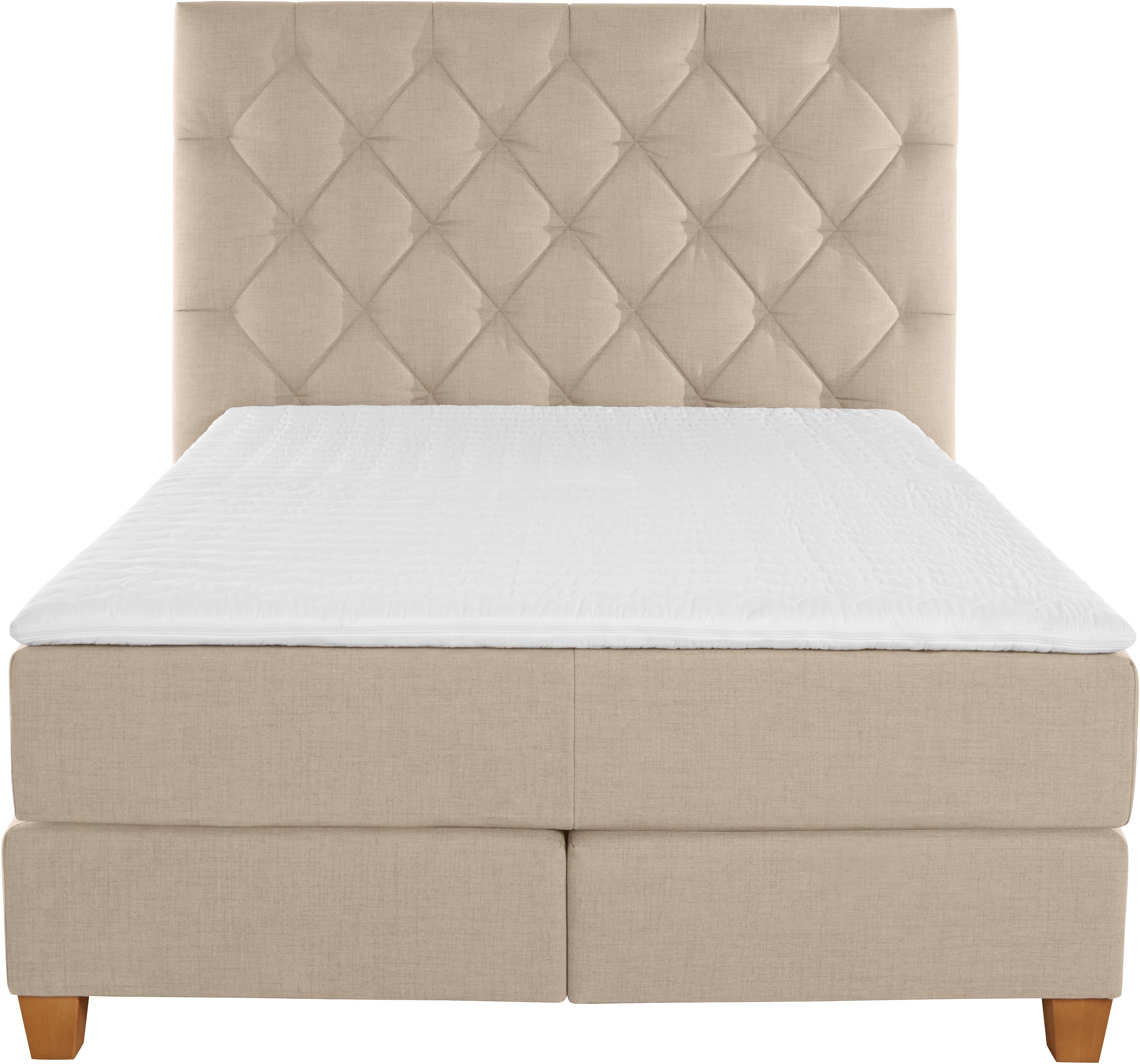 Guido Maria Kretschmer Home&Living Boxspring Harmones hoog in 3 breedten, hardheid ook gemengd met elk 1 matras in h2 en h3