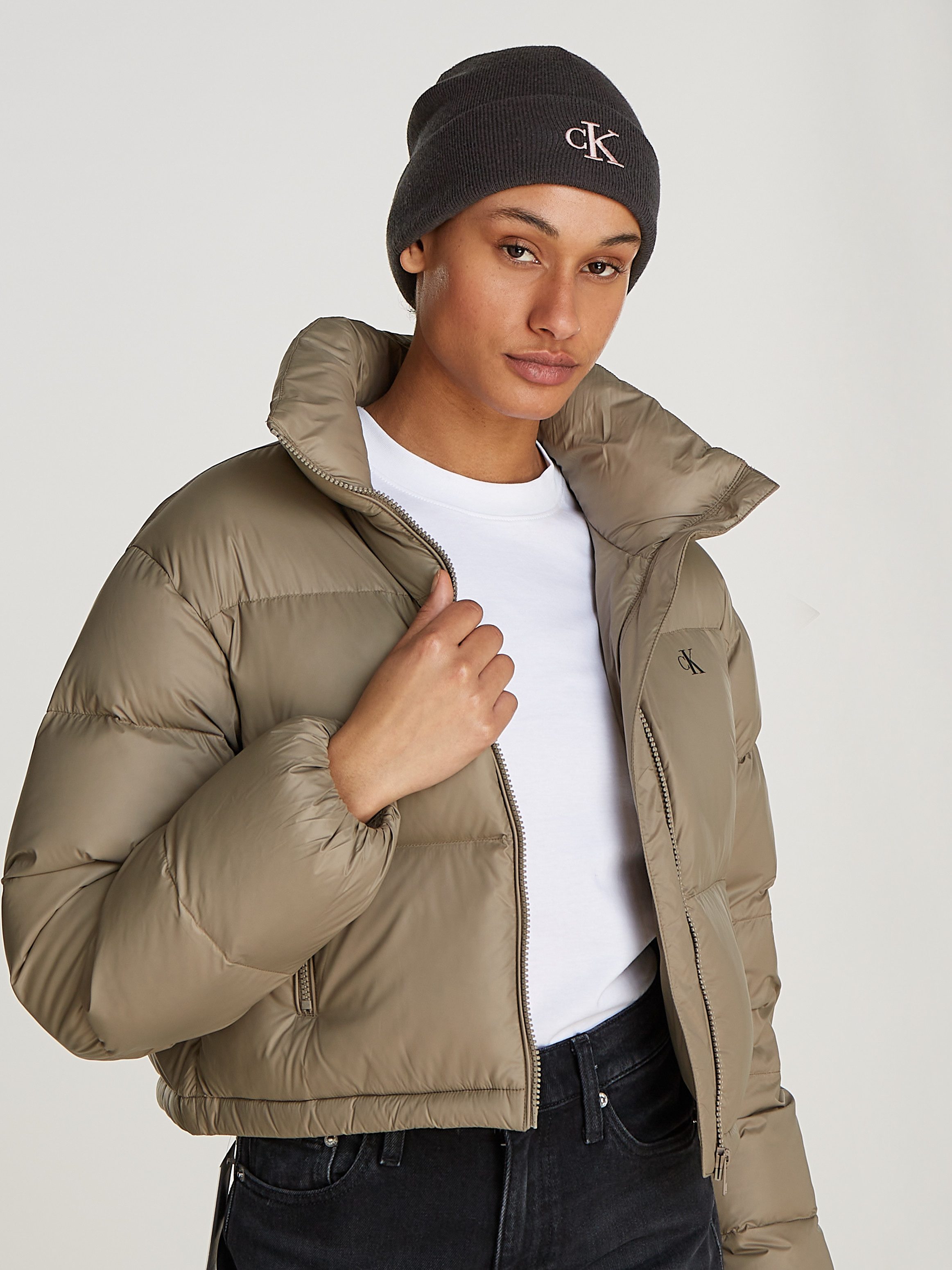 Calvin Klein Beanie MONOGRAM EMBRO BEANIE