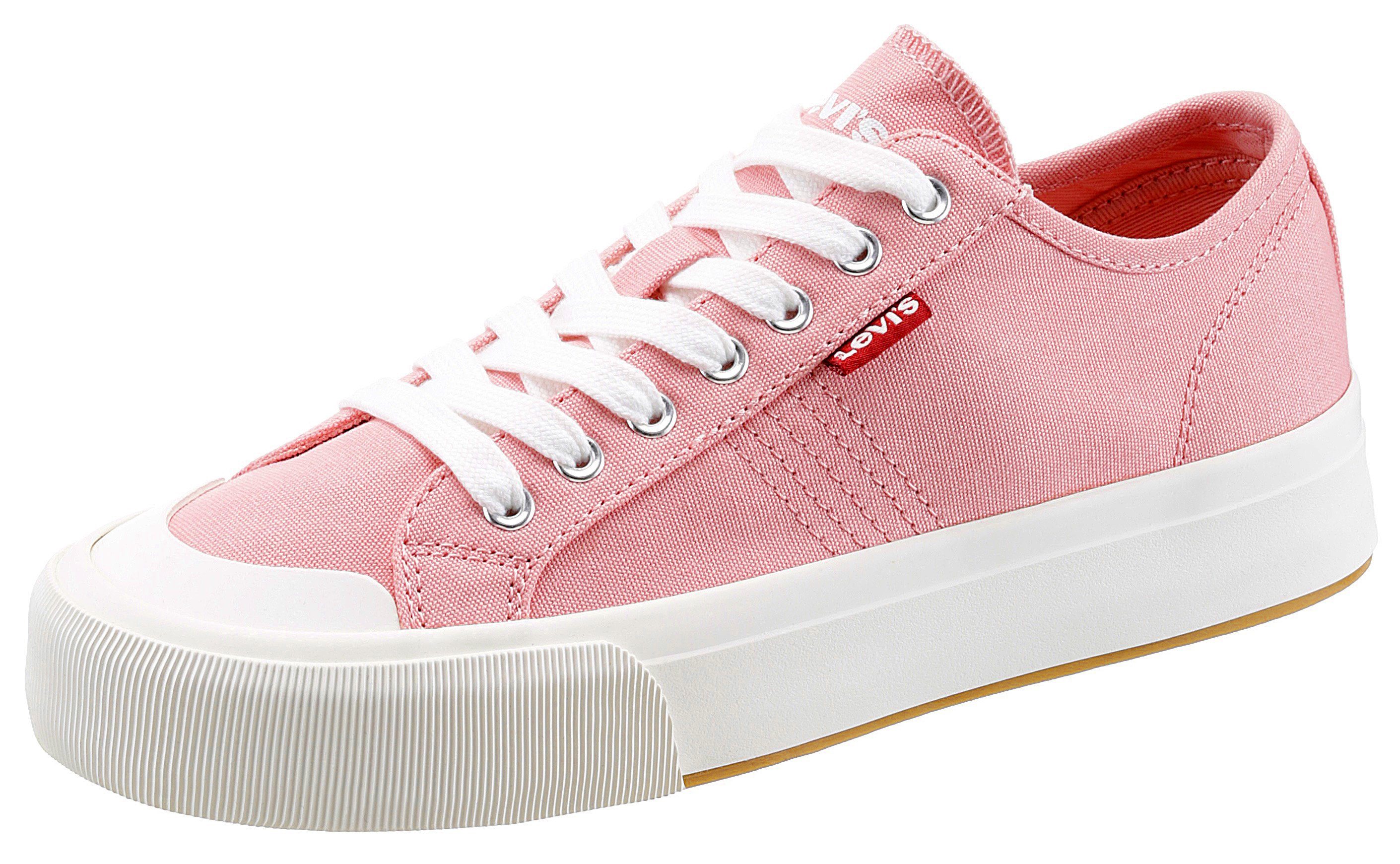 Levi's® Plateausneakers HERNADES 3.0 met rood label, vrijetijdsschoen, lage schoen, veterschoen