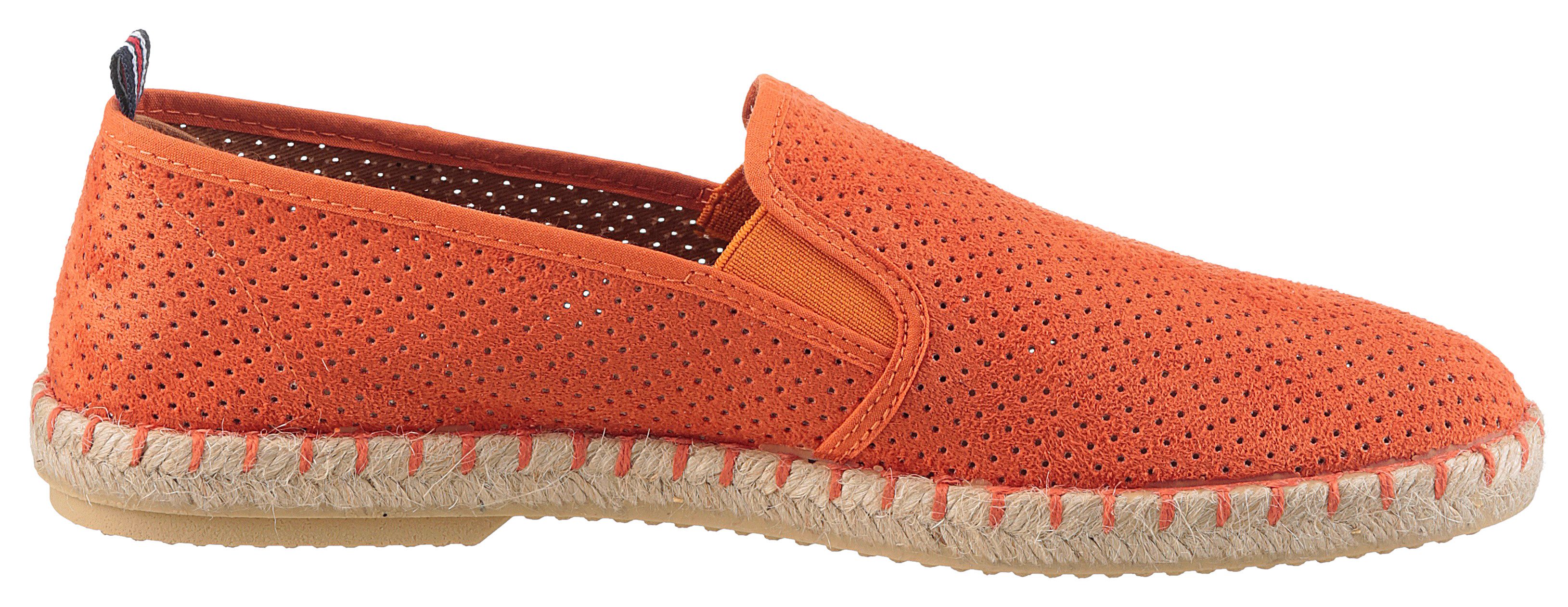VERBENAS Espadrilles Tom Pacific , loafer, slip-on, zomerschoen, strandschoen met stretch inzetstukken