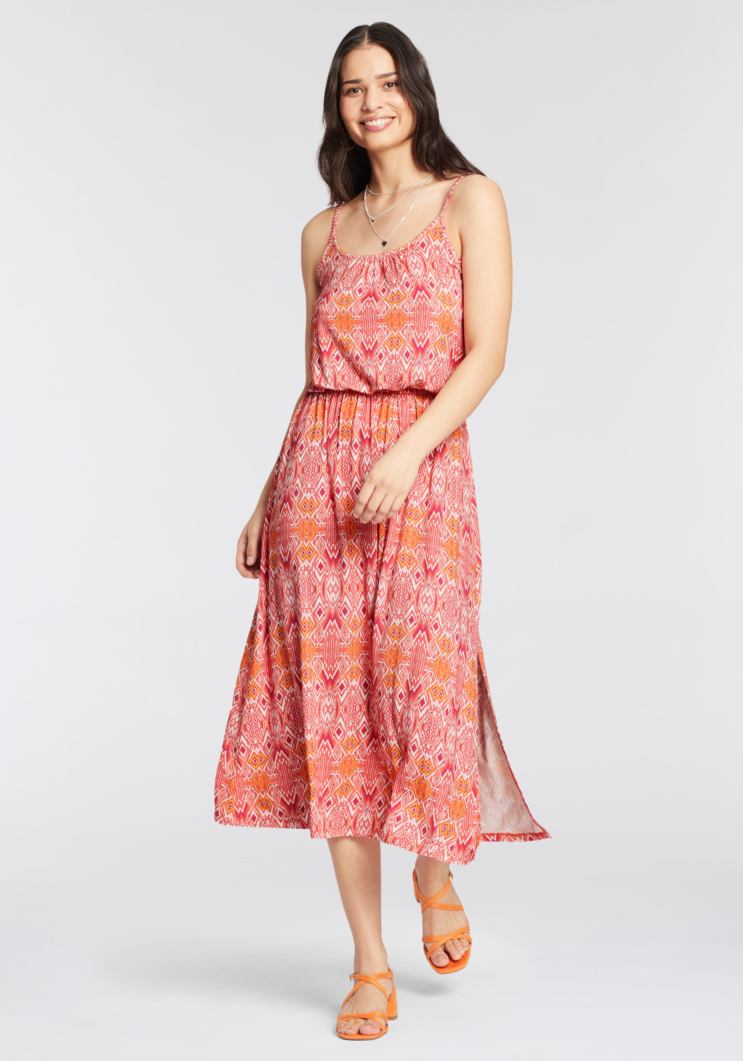 Laura Scott Zomerjurk met elegante print all-over