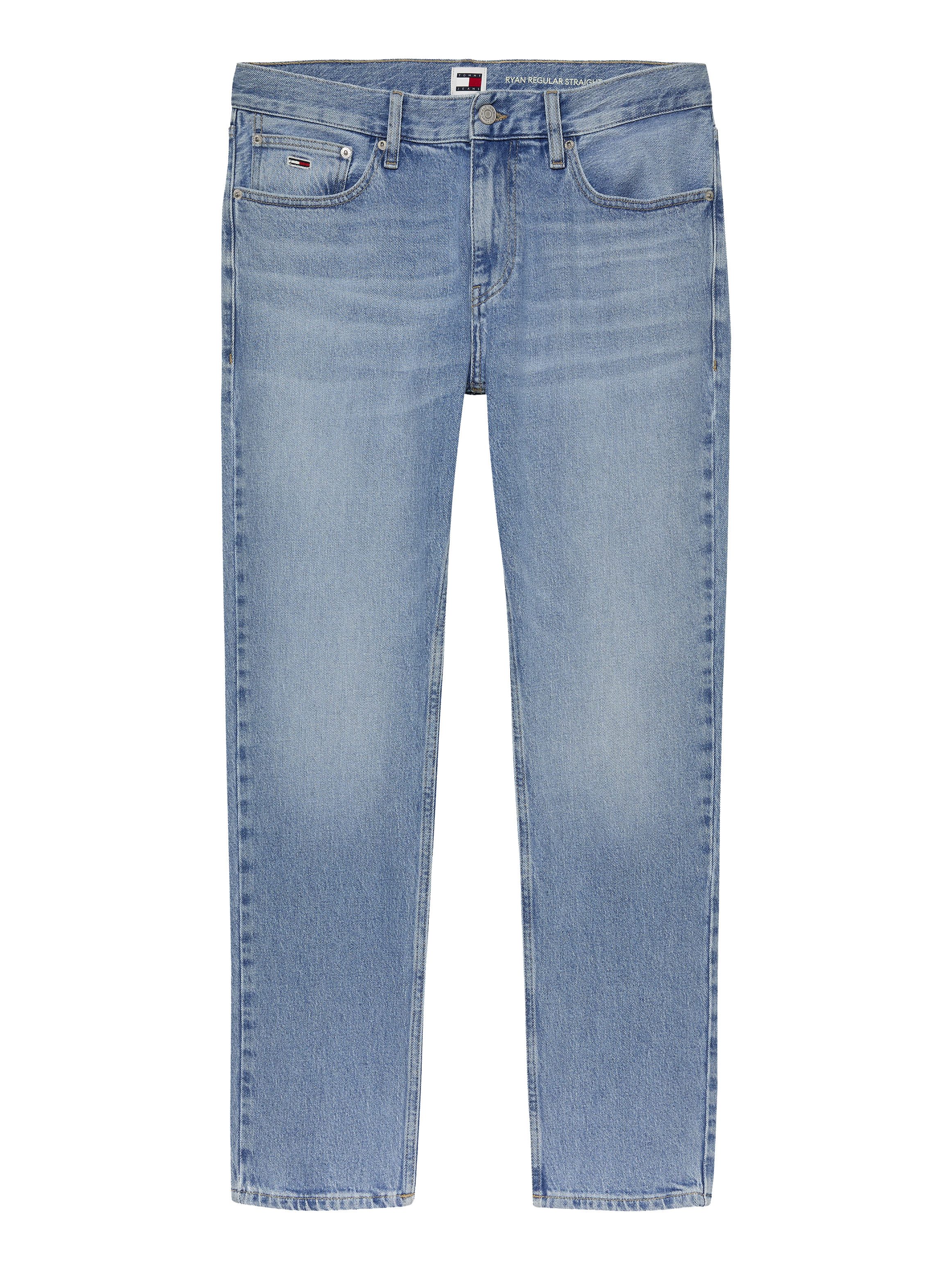 TOMMY JEANS Slim fit jeans RYAN SLIM STRAIGHT met gestempeld logo
