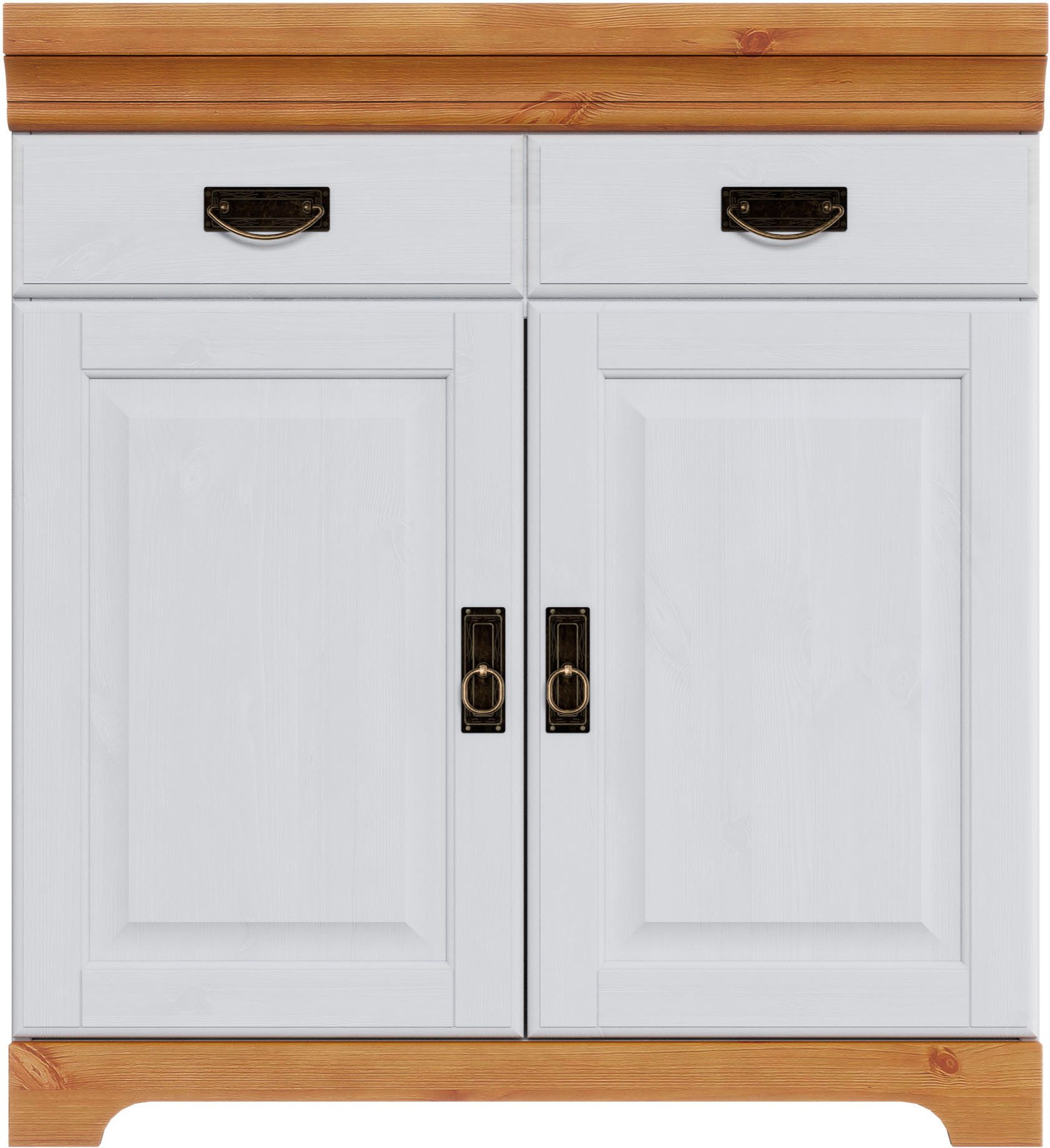 Home affaire Gootsteenkast Rügen Breedte 80 cm, massief grenen, met 2 deuren