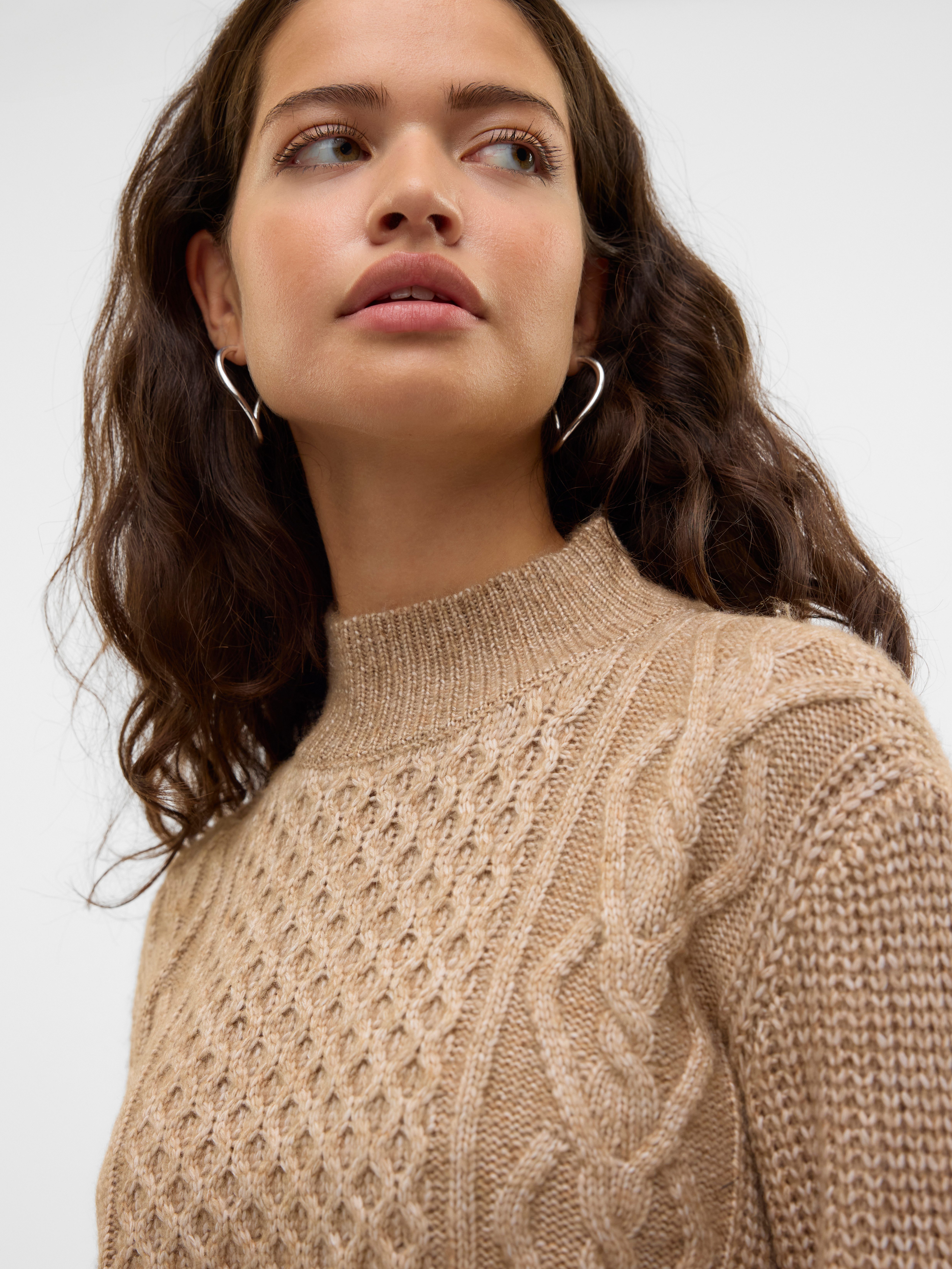 Vero Moda Trui met staande kraag VMUNIVERSE LS HIGHNECK PULLOVER GA BF