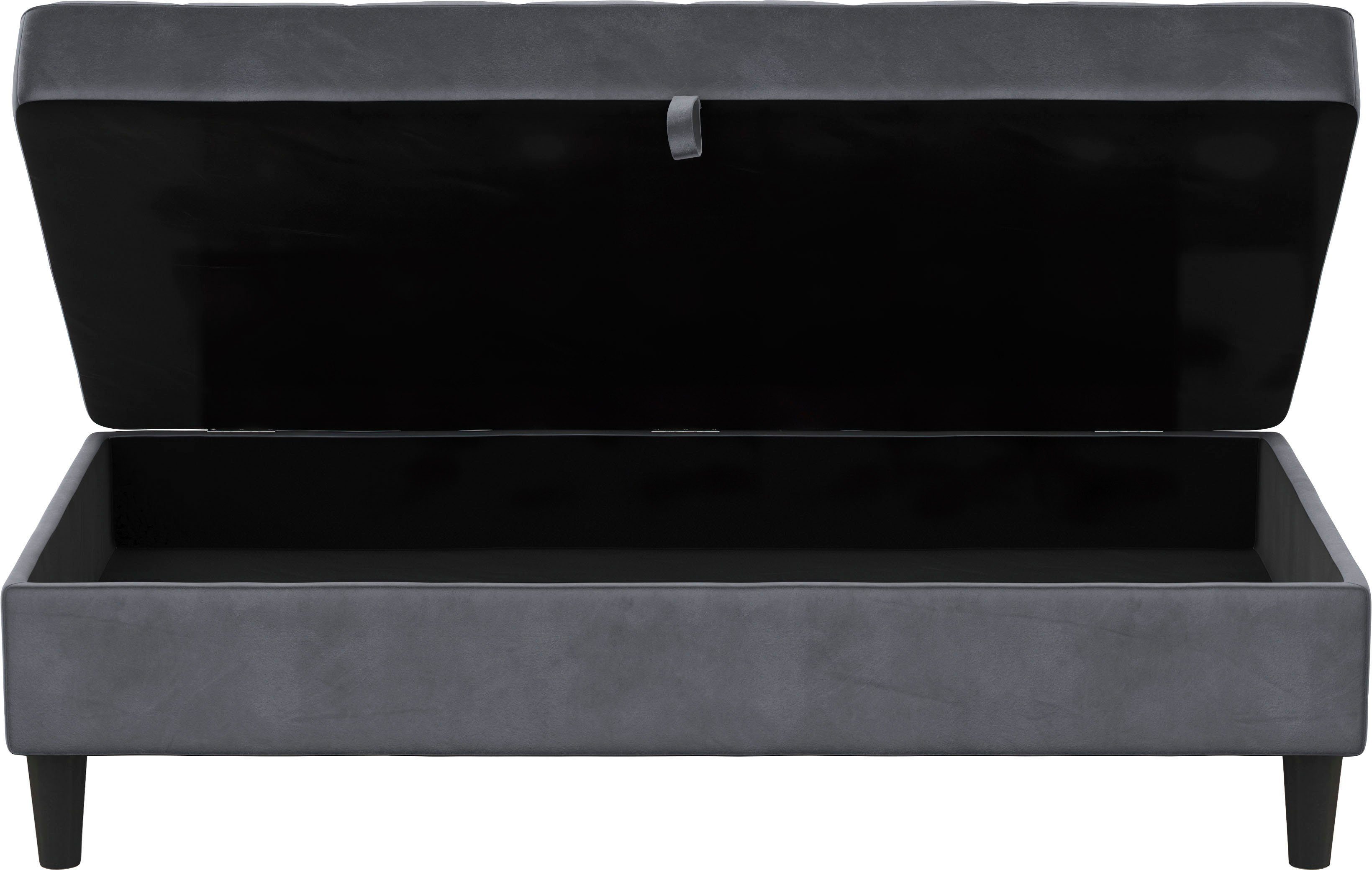 Dorel Home Hocker met bergruimte Presley Hocker met bergruimte, vrij plaatsbaar, zithoogte 43 cm