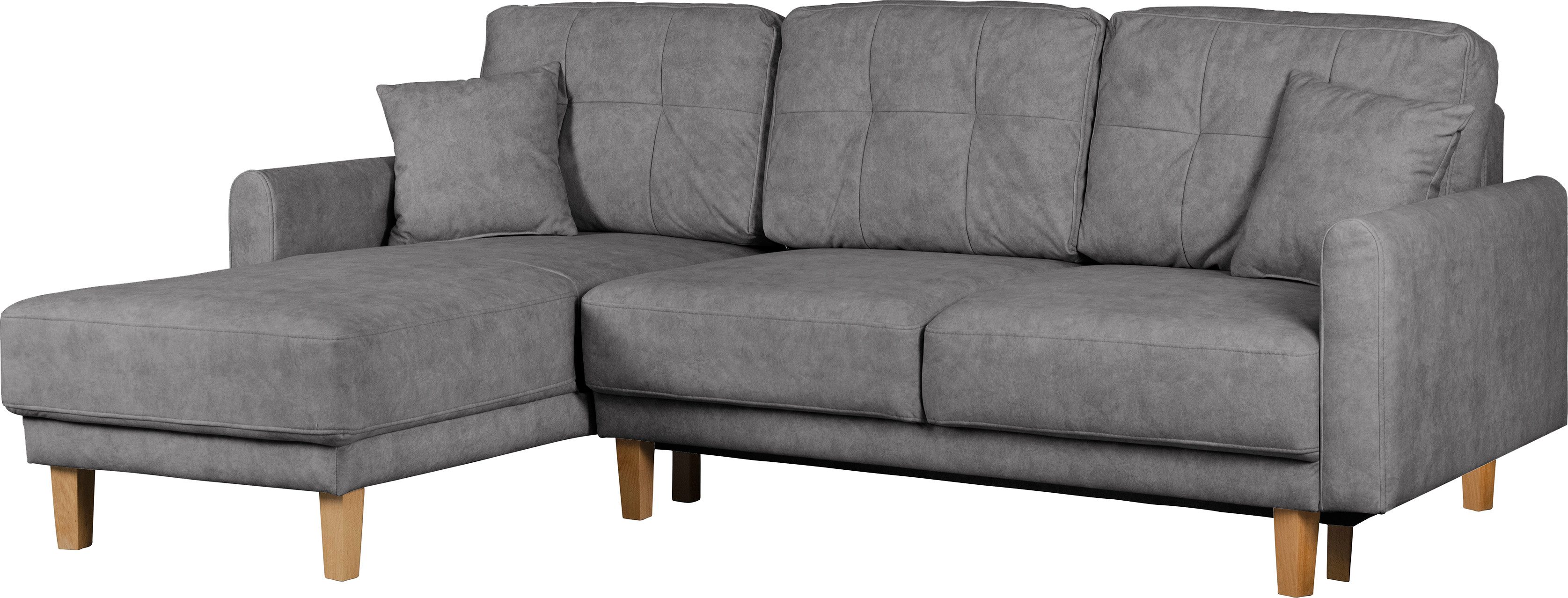 Home affaire Hoekbank TRIPLO optionele slaapbank met bedlade, afmetingen B/D/H: 234/164/89 cm