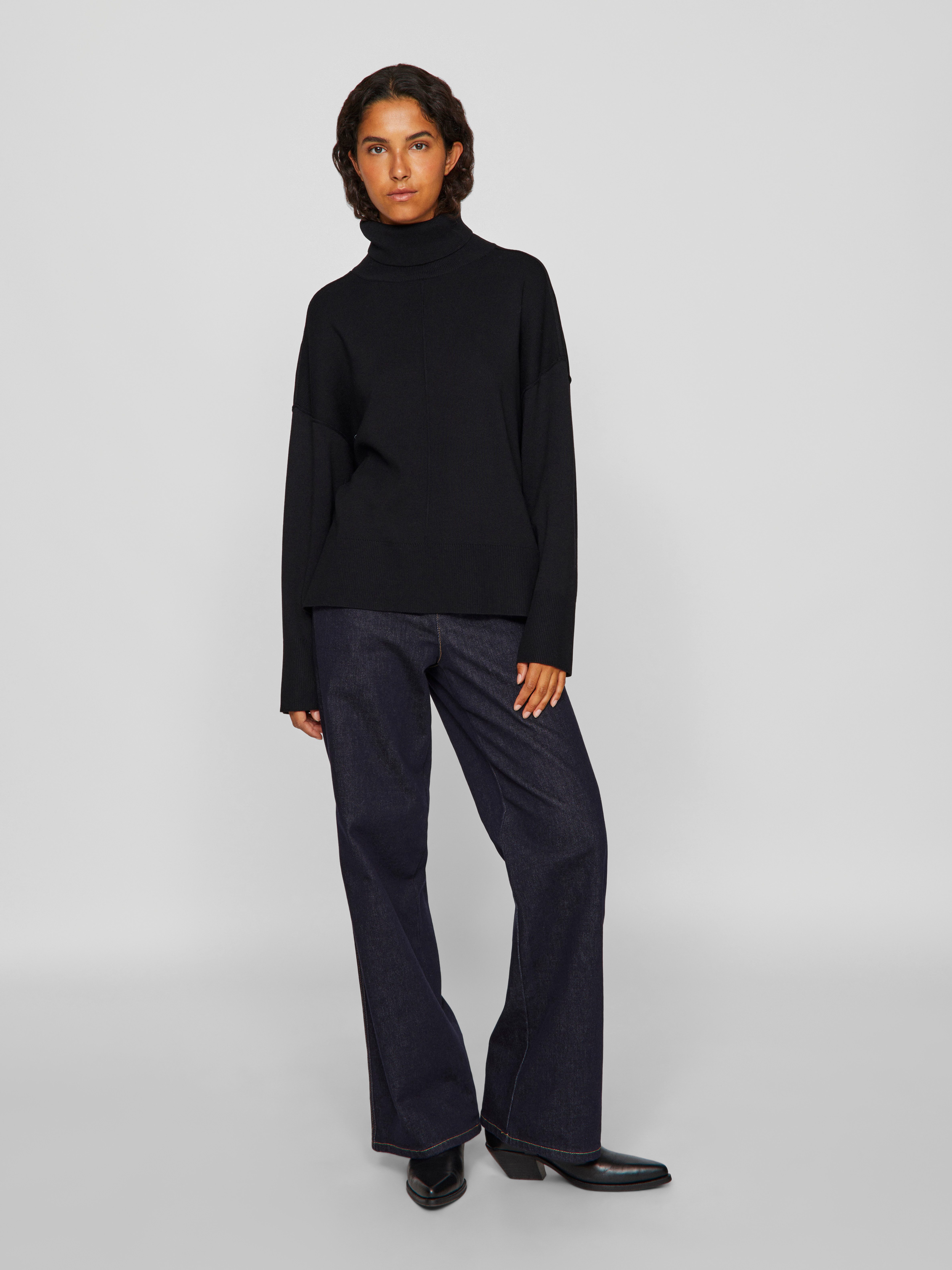 Vila Coltrui VIOSTRIA ROLLNECK L S KNIT TOP-NOOS