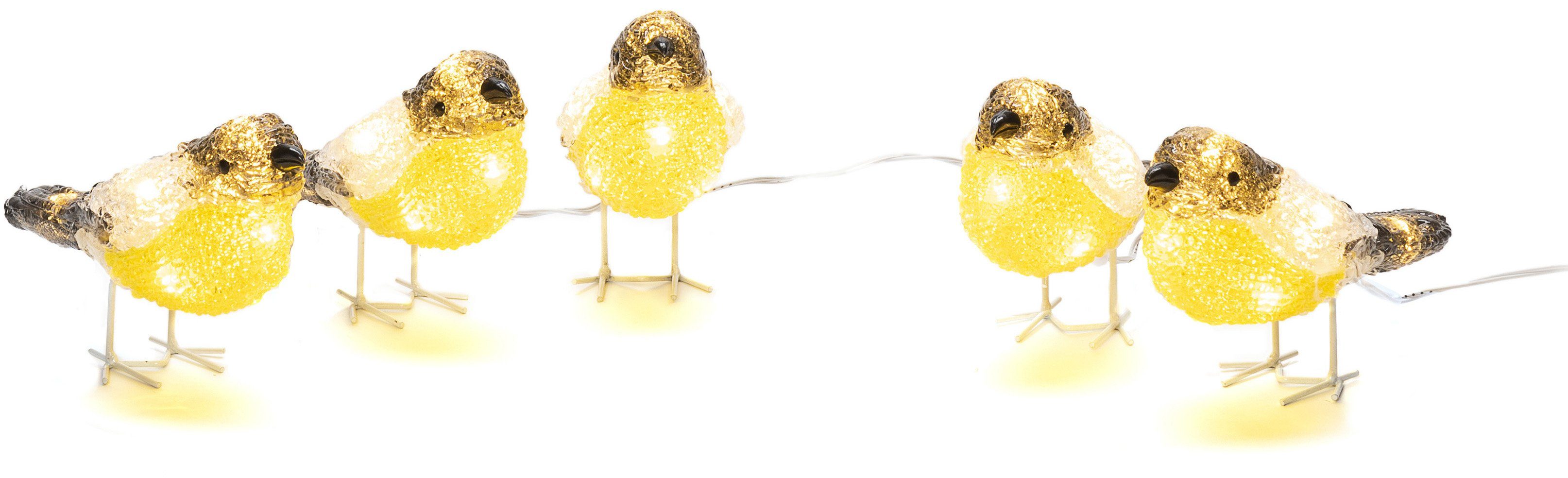KONSTSMIDE Led-lichtsnoer Kerstversiering buiten led lichtsnoeren wit