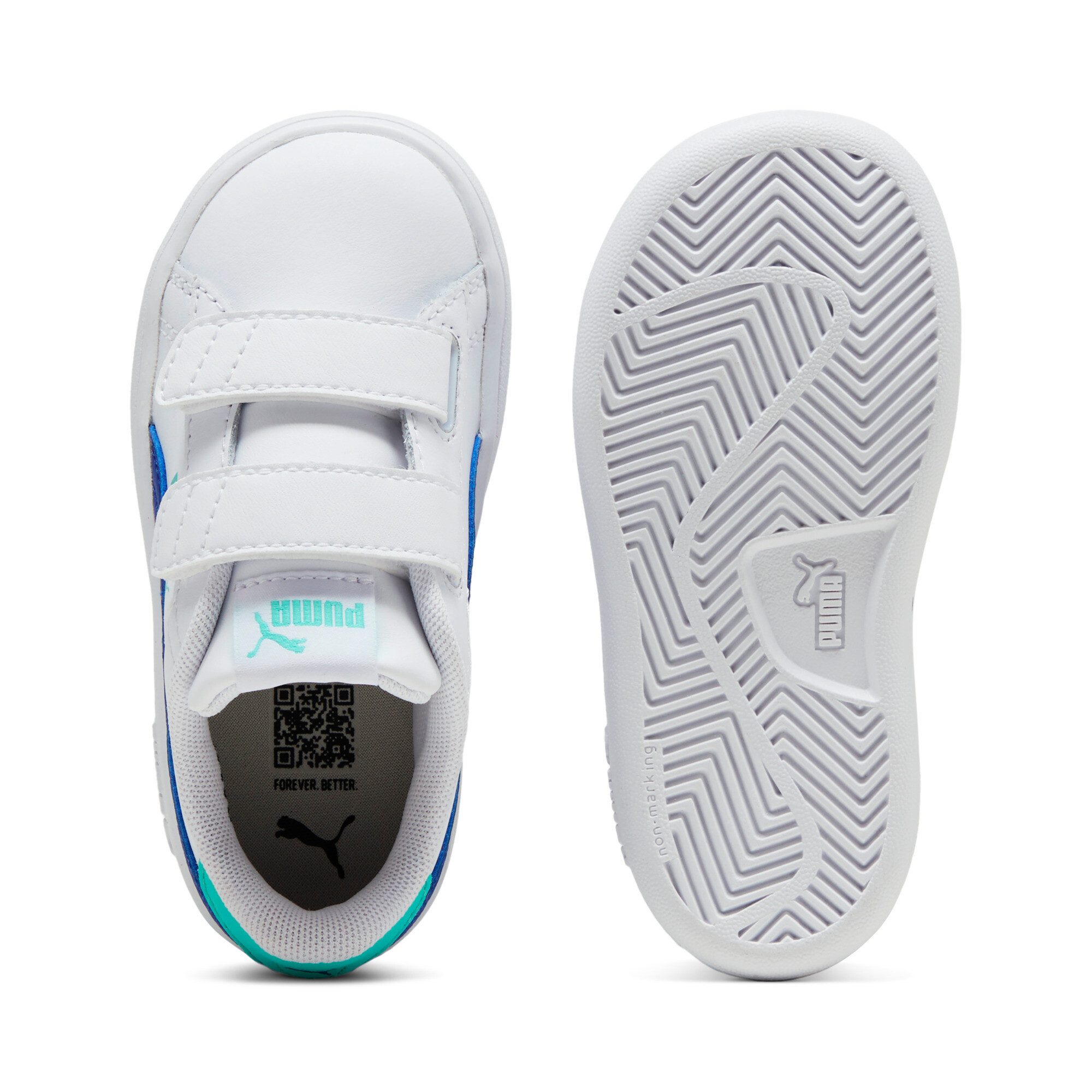 PUMA Sneakers SMASH 3.0 L V INF voor baby’s met klittenbandsluiting