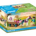 playmobil constructie-speelset ponykoets (70998), country gemaakt in europa (35 stuks) multicolor