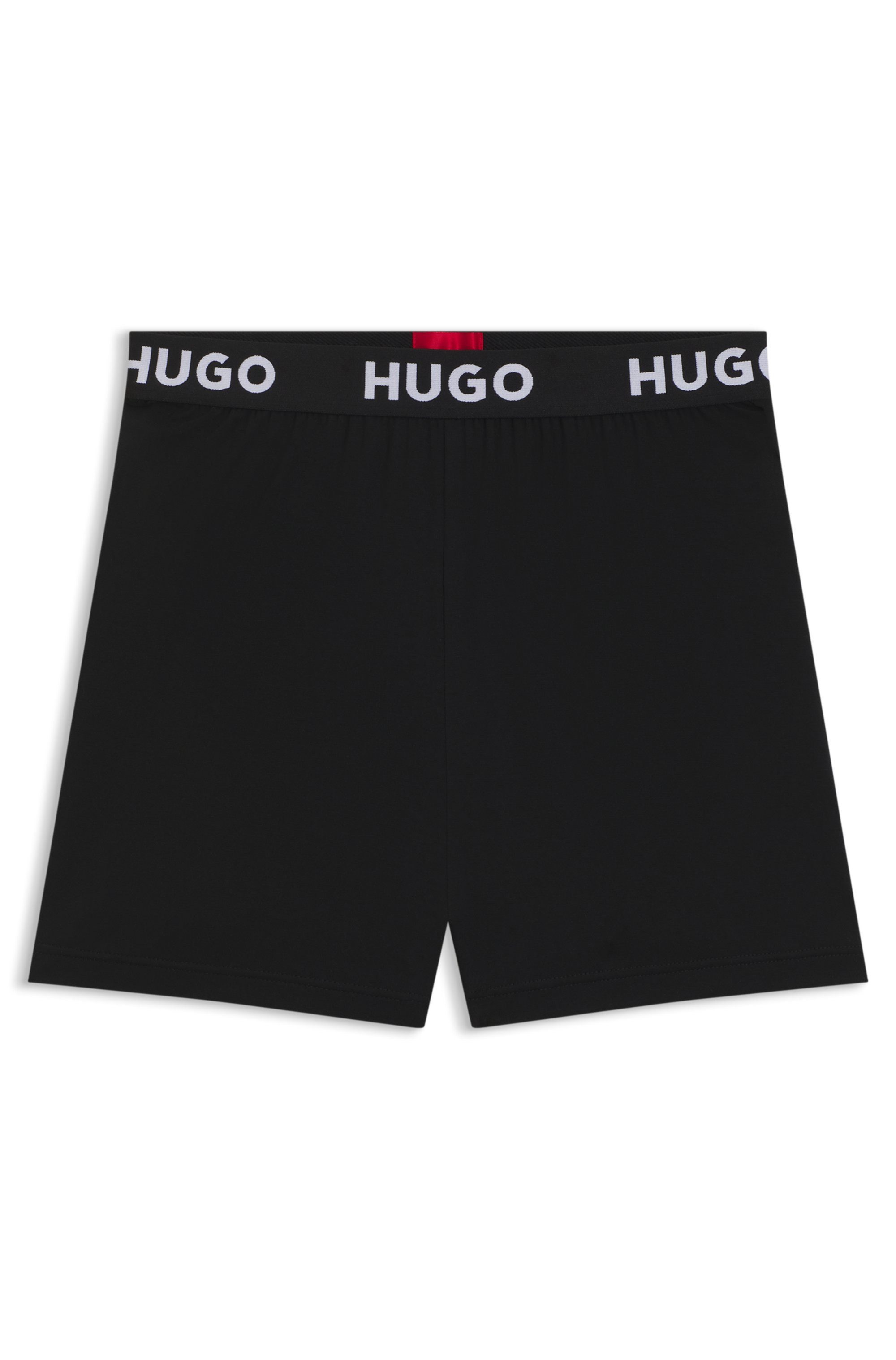 HUGO underwear Pyjamashort UNITE_SHORTS 10247048 01 met hugo logo-elastiekband aan de tailleband