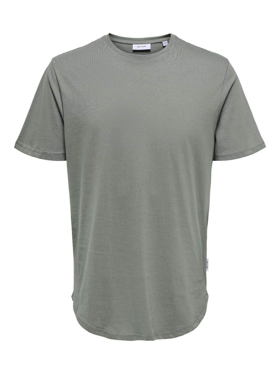 ONLY & SONS Shirt met ronde hals ONSMATT LONGY SS TEE NOOS