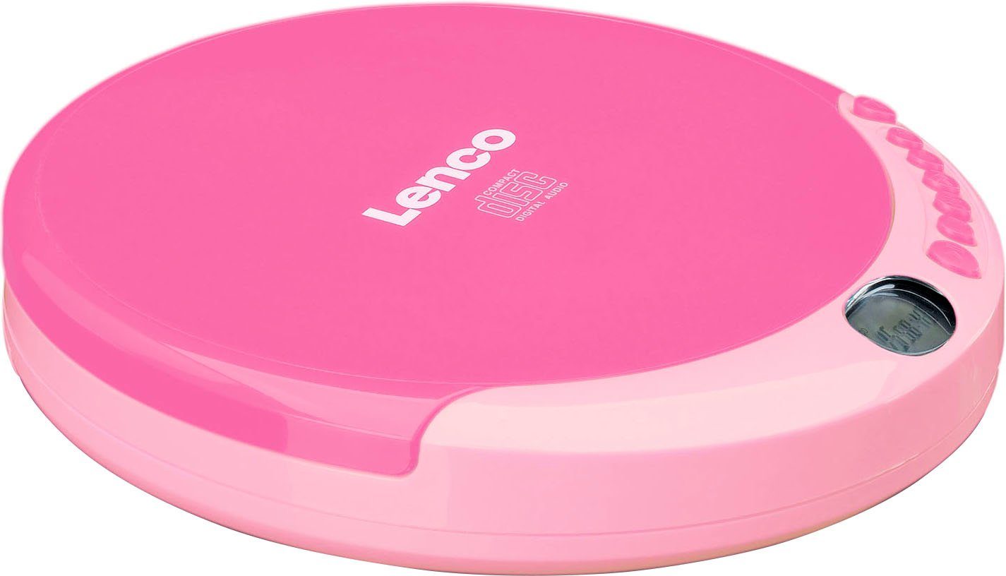 lenco cd-speler cd-011 roze
