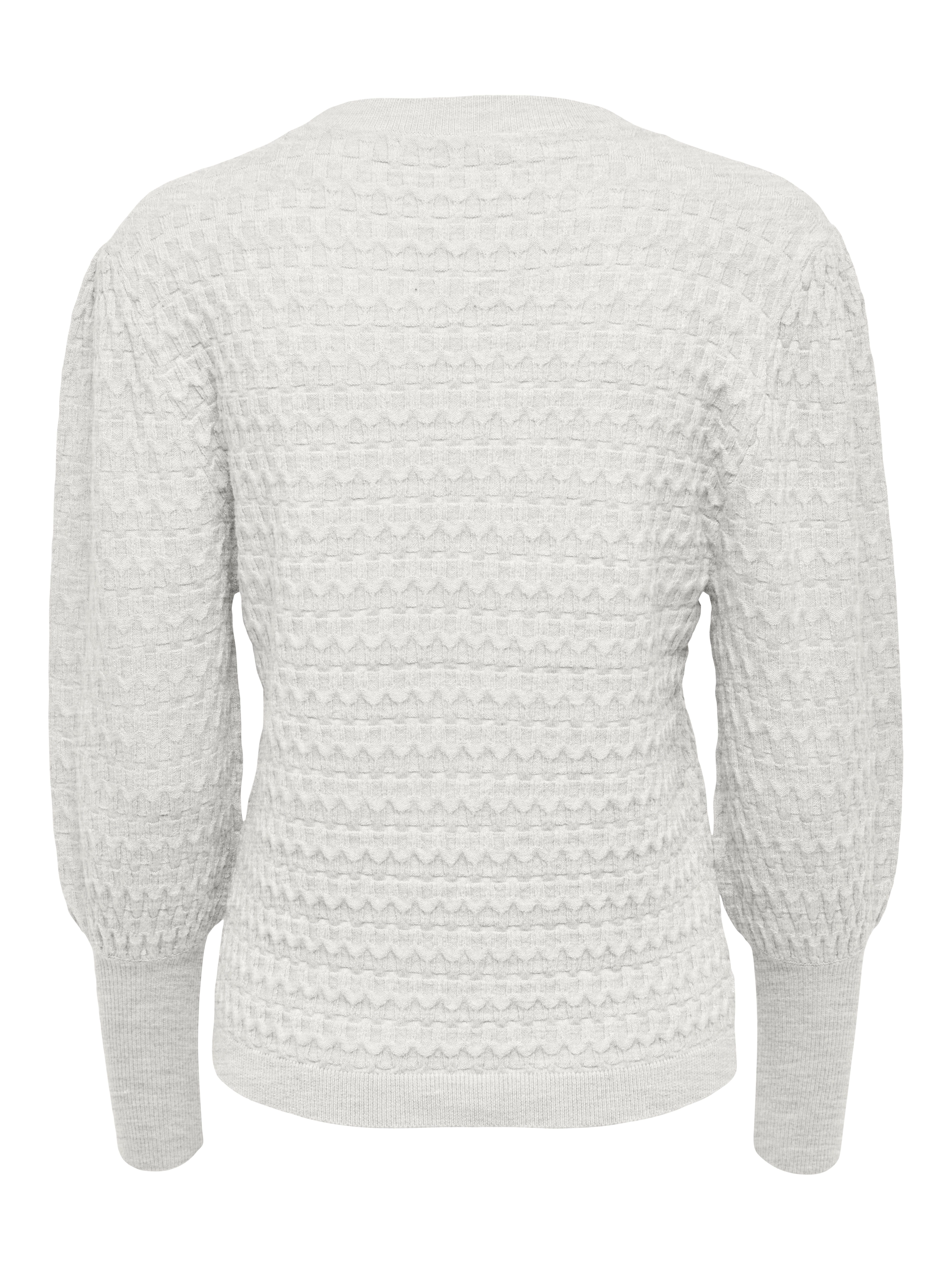 Only Trui met ronde hals ONLFAYE LIFE L/S PULLOVER KNT NOOS
