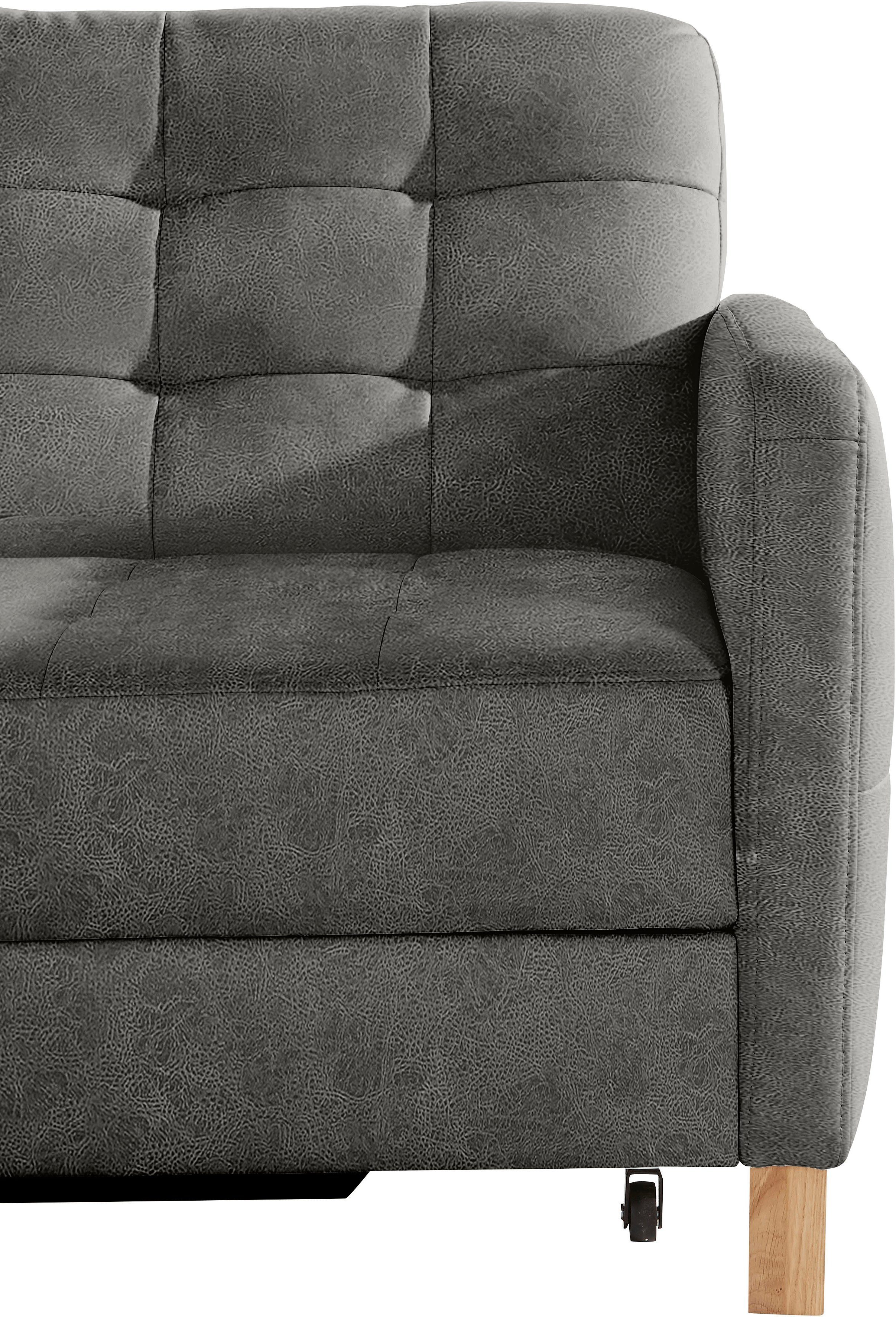 exxpo - sofa fashion Hoekbank Elio, compact en comfortabel, handig en tijdloos design, L-vorm